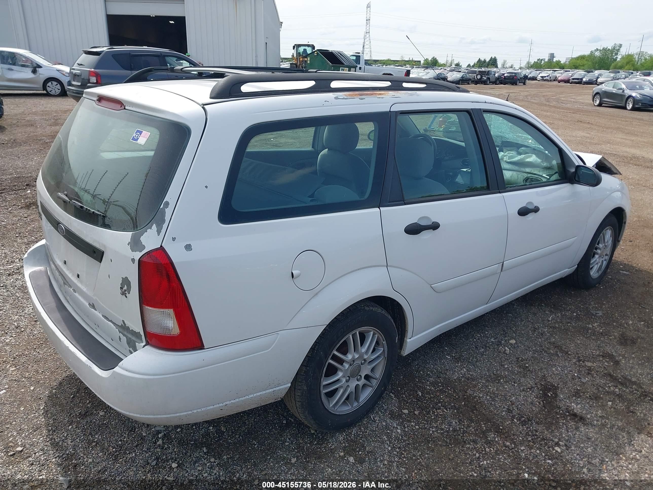 2003 Ford Focus Se/ztw White vin: 1FAFP36383W242230