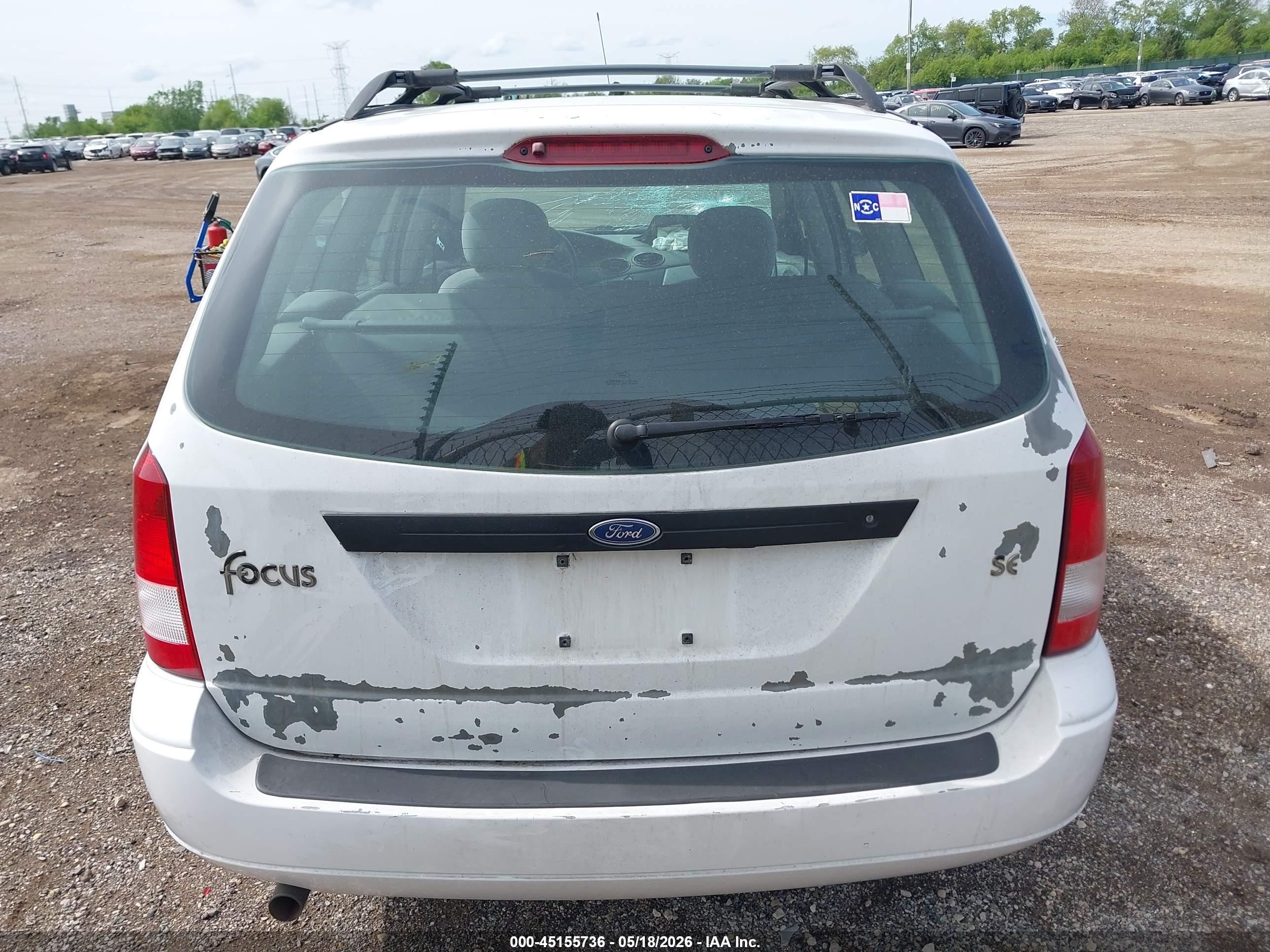2003 Ford Focus Se/ztw White vin: 1FAFP36383W242230