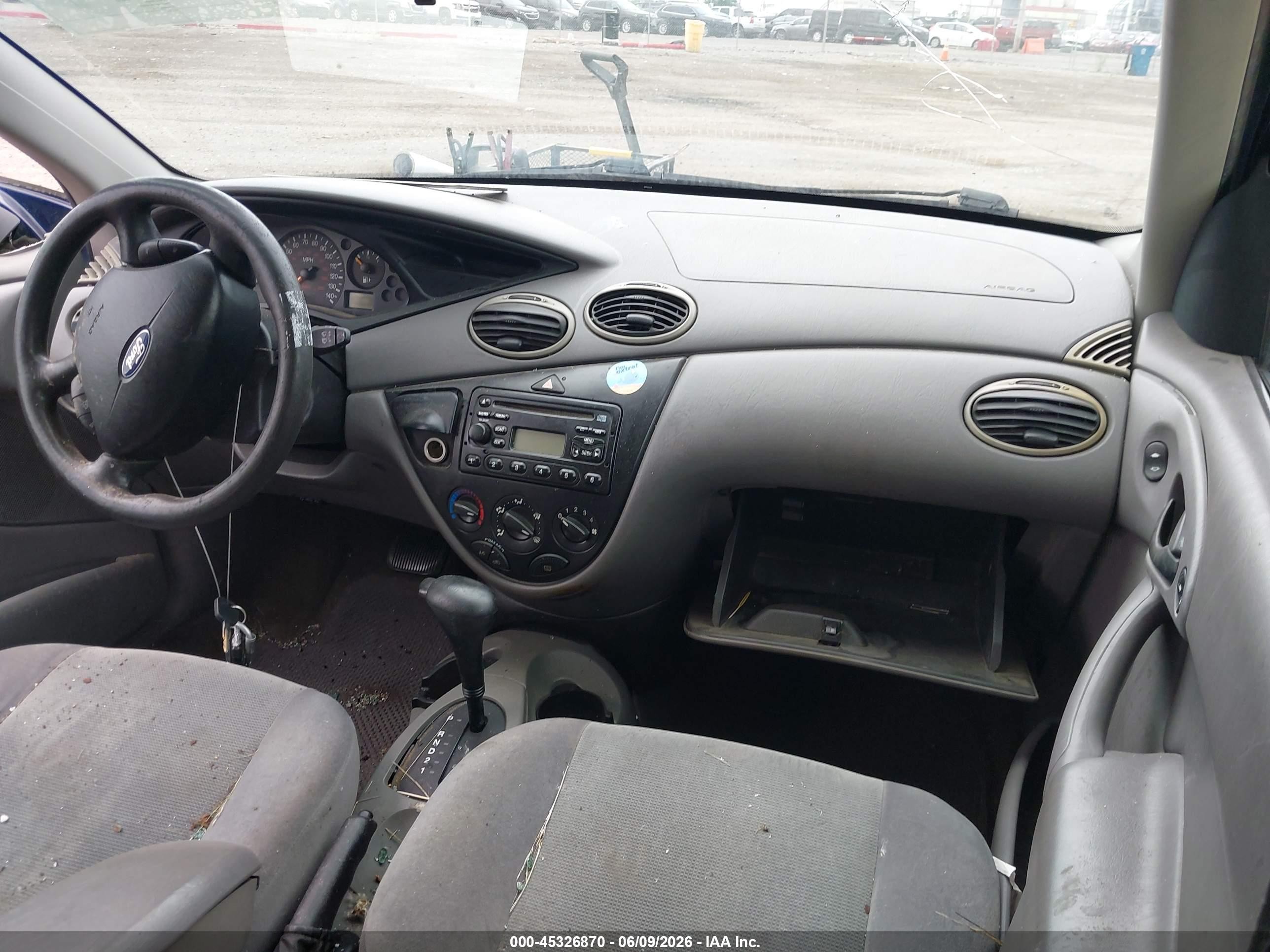 2002 Ford Focus Se/se Base/ztw Blue vin: 1FAFP36392W104811