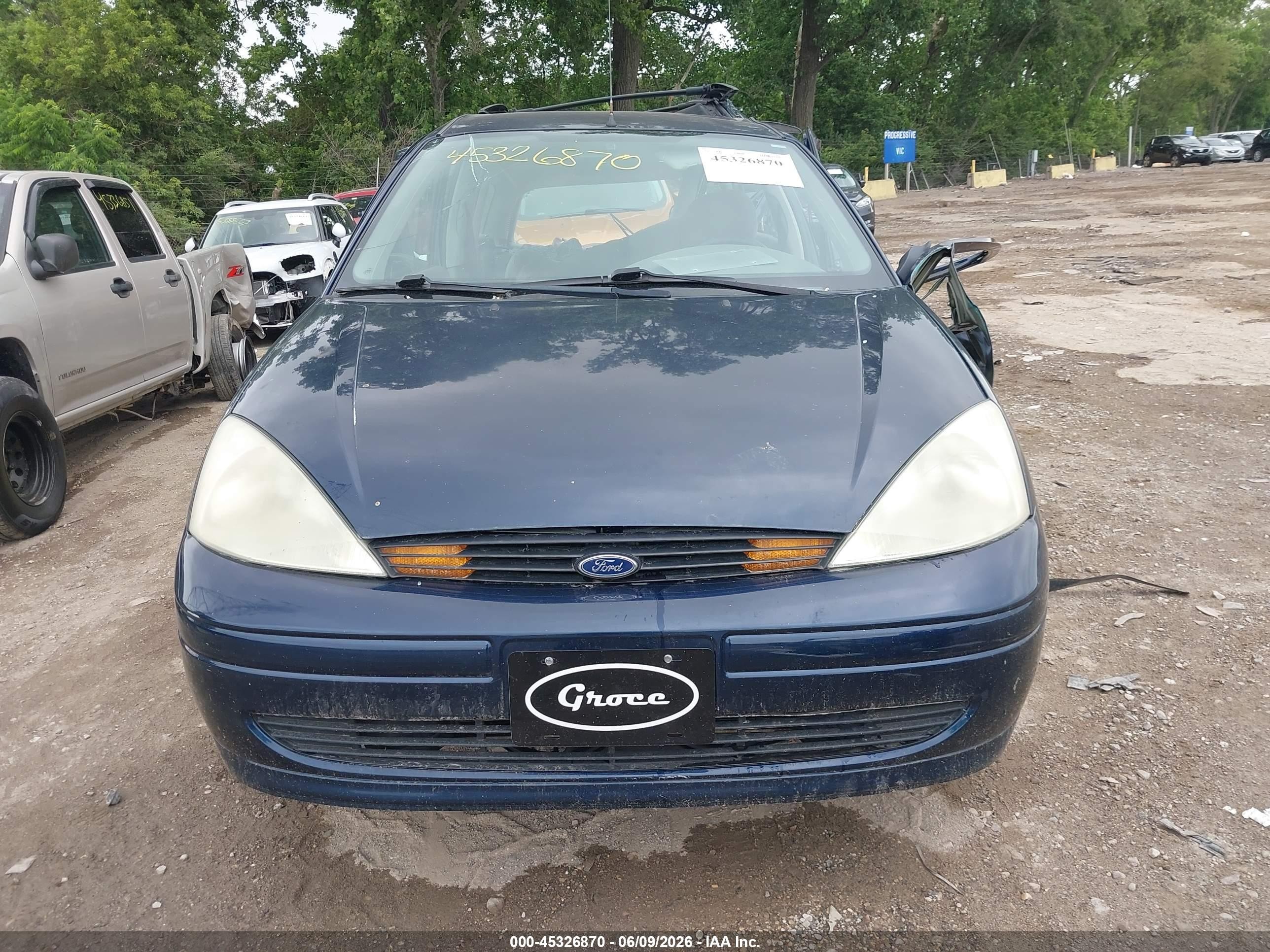 2002 Ford Focus Se/se Base/ztw Blue vin: 1FAFP36392W104811