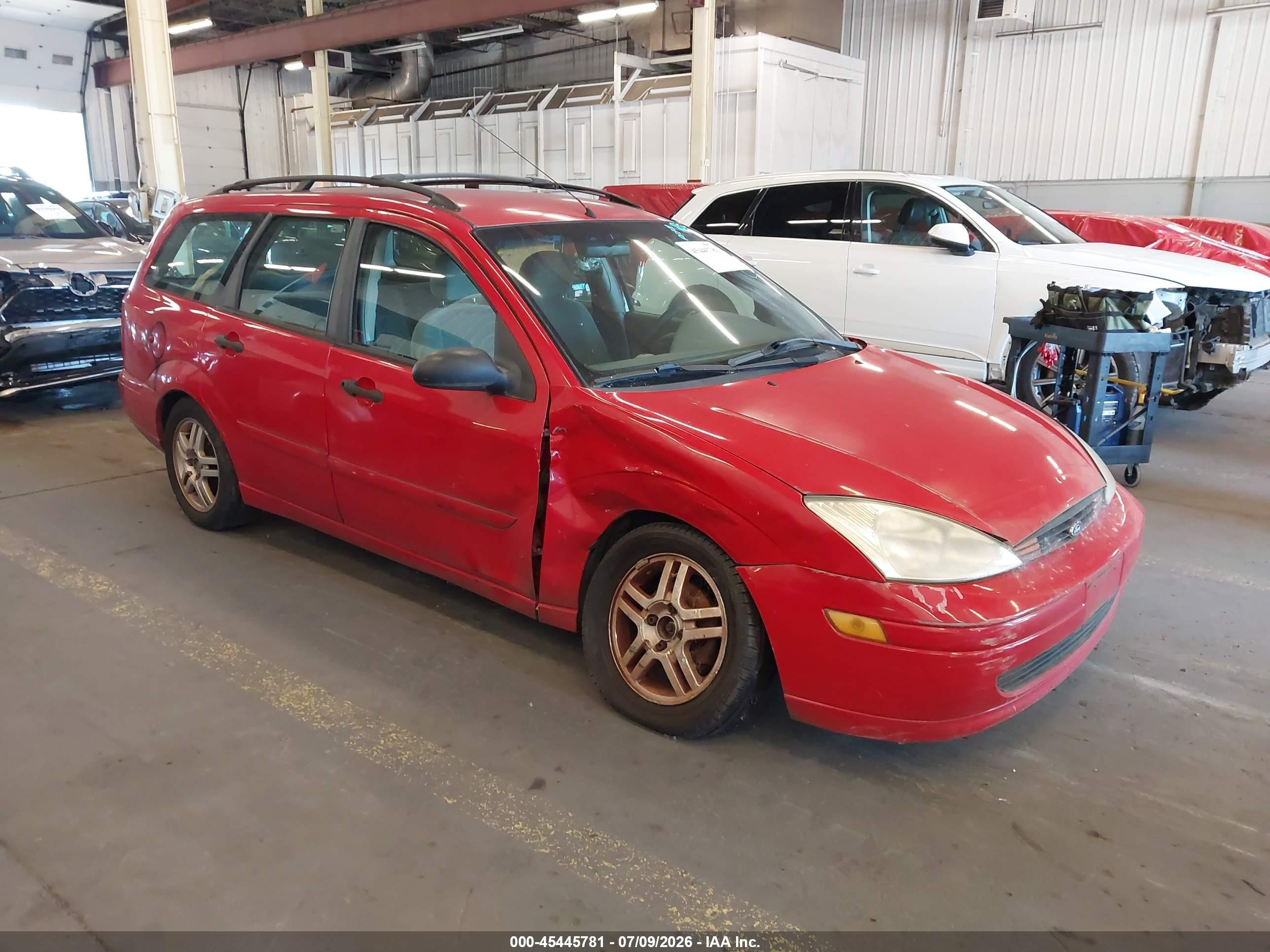 2000 Ford Focus Se Red vin: 1FAFP3639YW206148