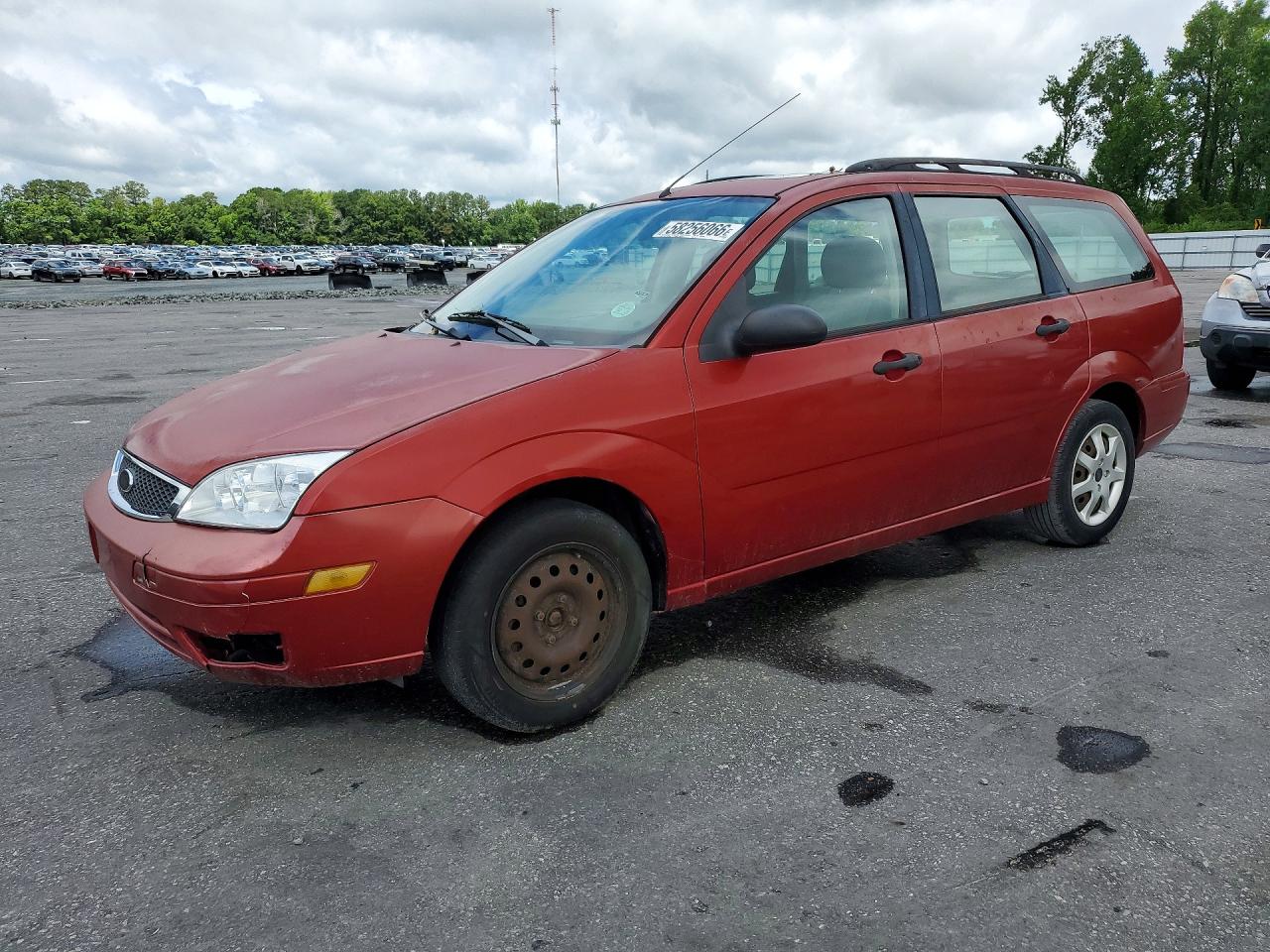 2005 Ford Focus Zxw Red vin: 1FAFP36N05W241173