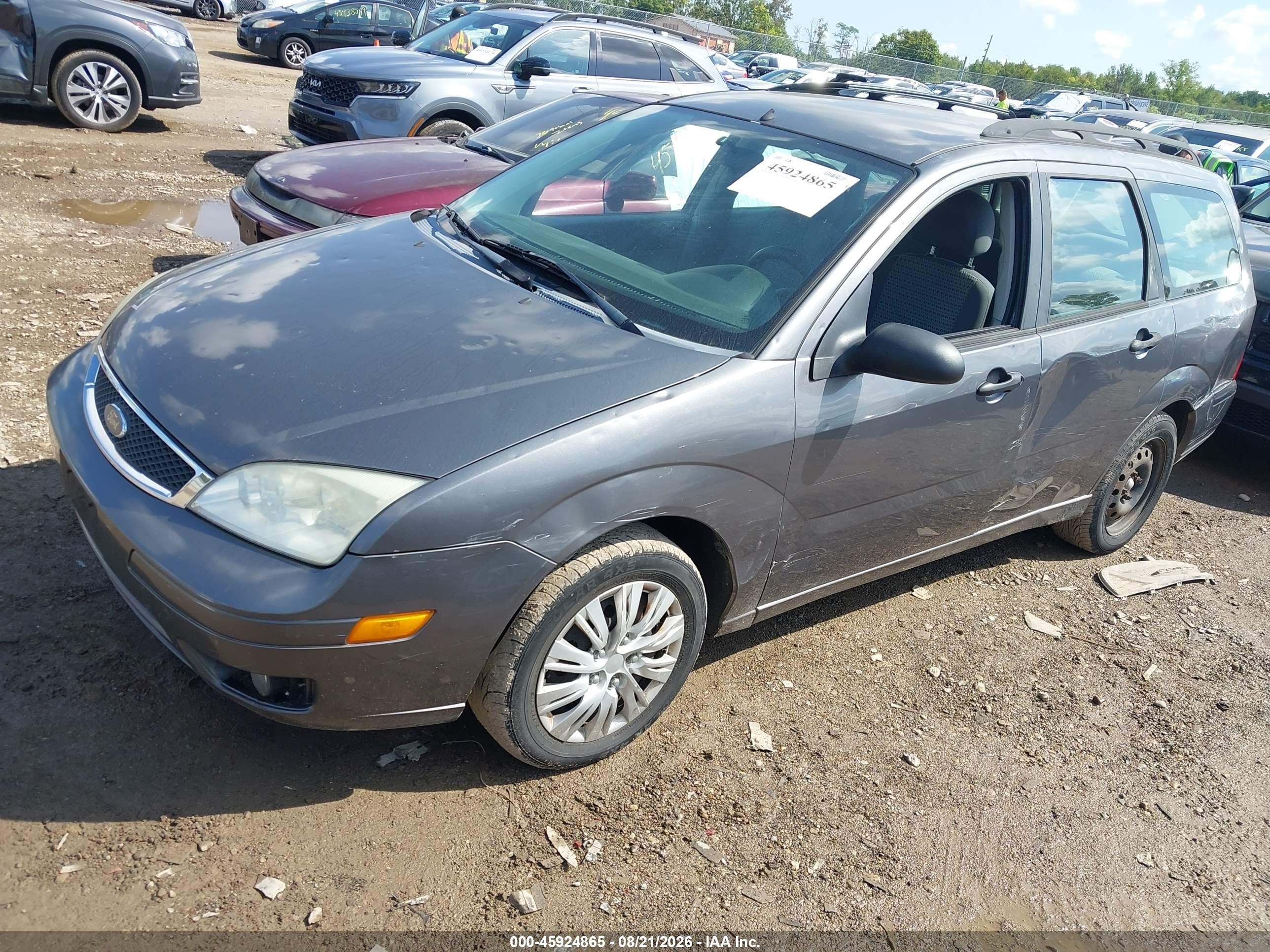 2006 Ford Focus Zxw Gray vin: 1FAFP36N06W167660