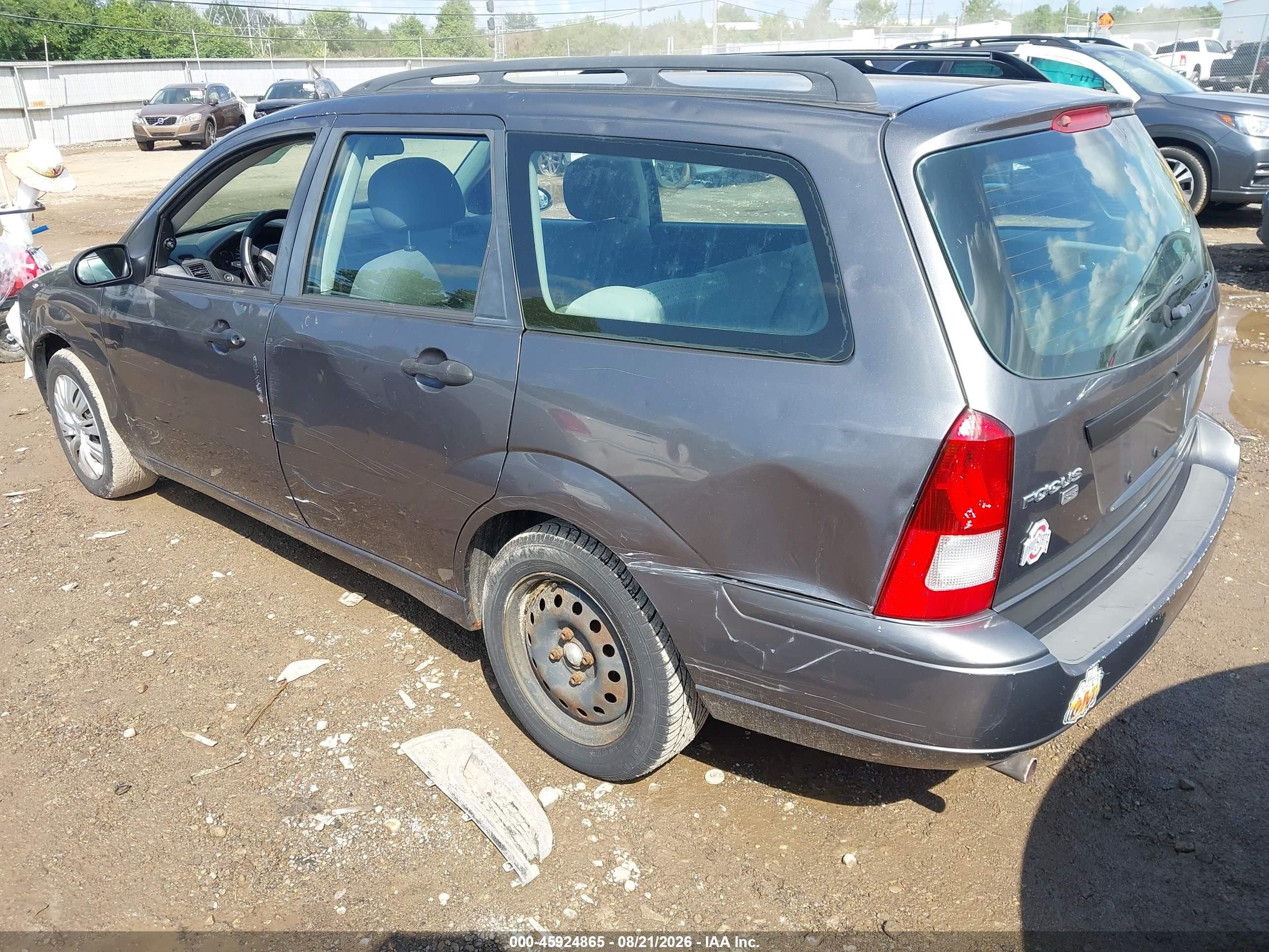 2006 Ford Focus Zxw Gray vin: 1FAFP36N06W167660
