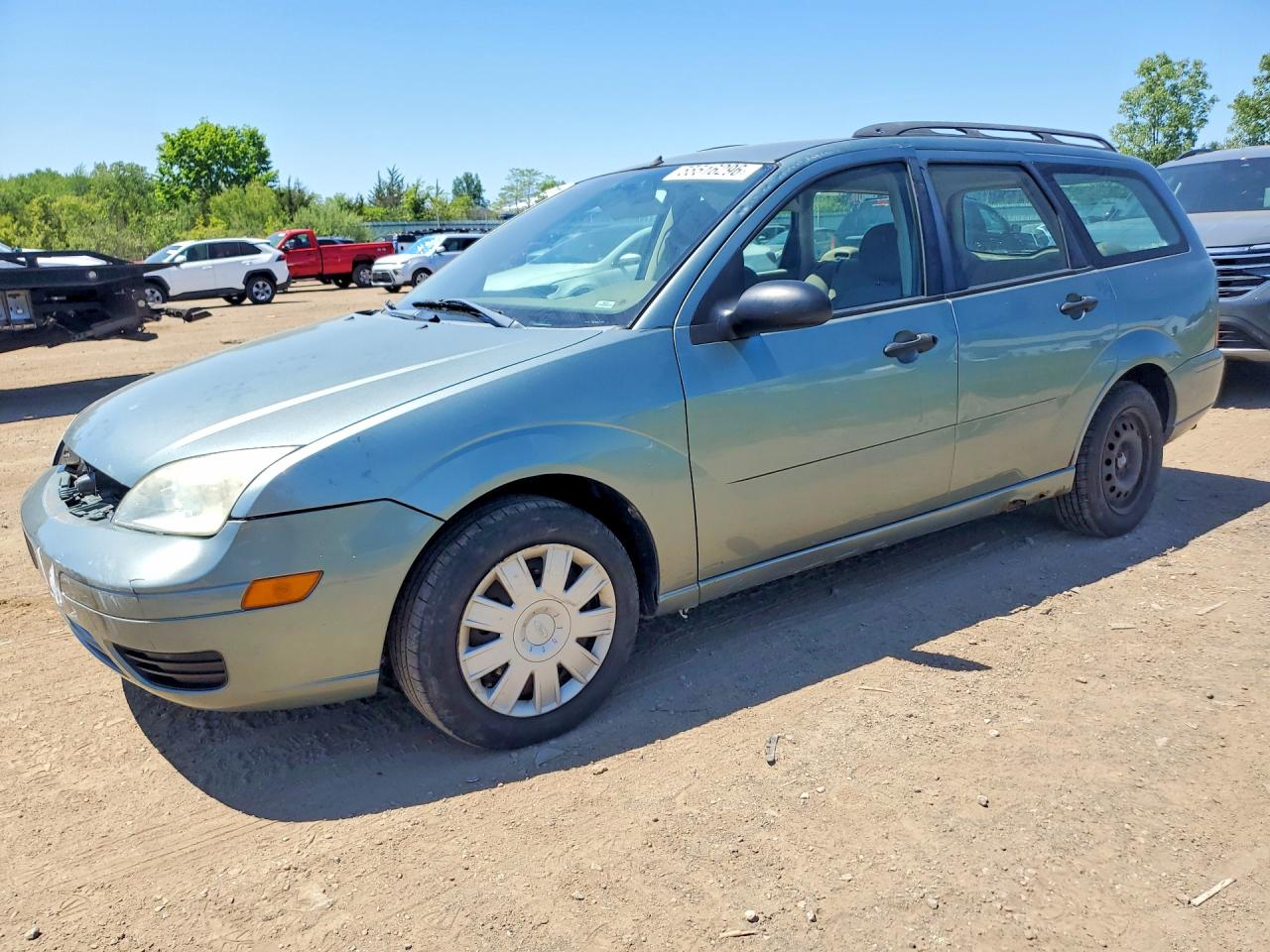 2006 Ford Focus Zxw Зеленый vin: 1FAFP36N26W156580