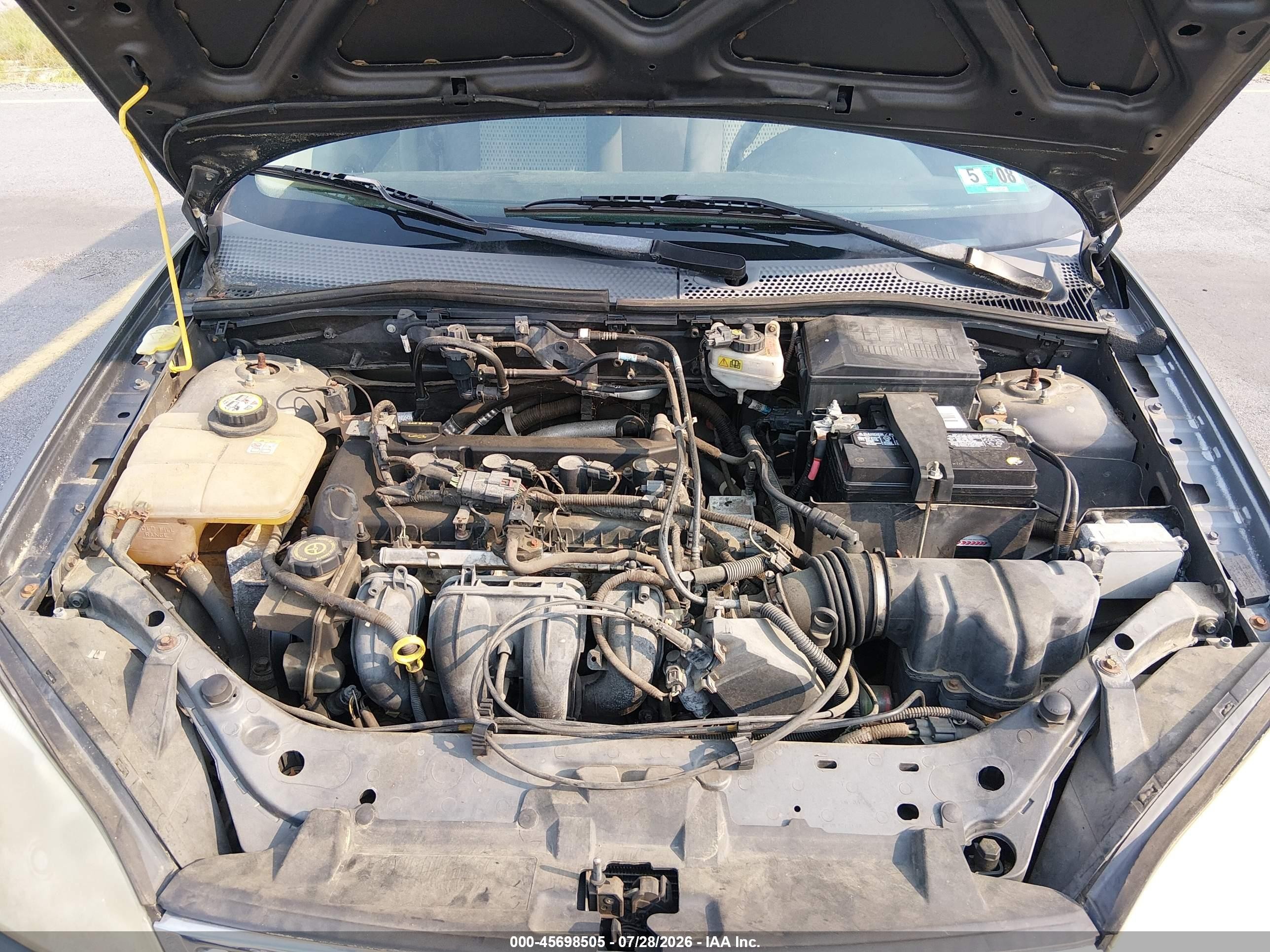 2007 Ford Focus Se/ses Gray vin: 1FAFP36N87W224804
