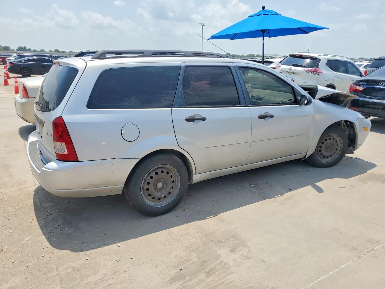 2005 Ford Focus Zxw Silver vin: 1FAFP36N95W245948