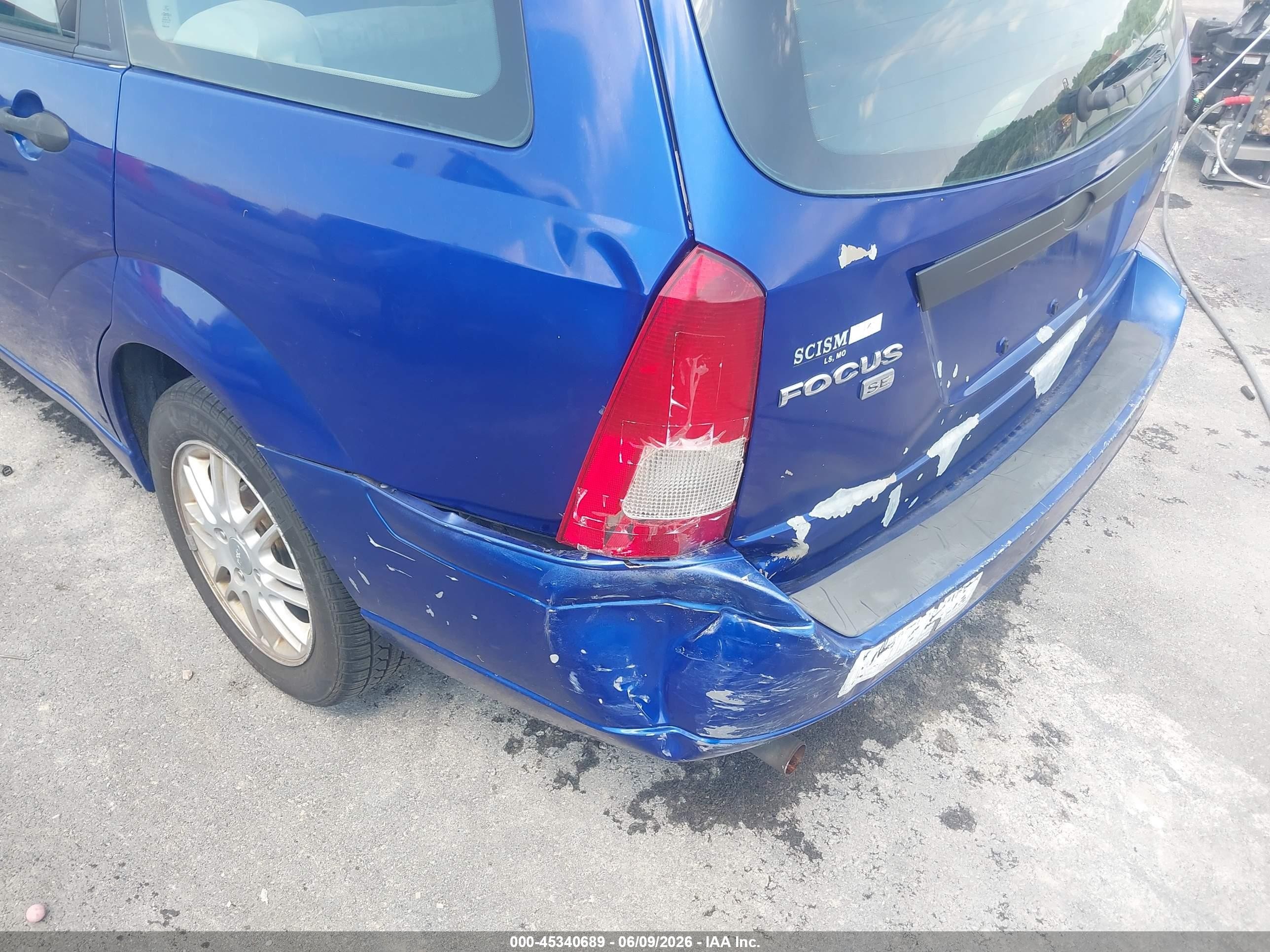 2005 Ford Focus Zxw Blue vin: 1FAFP36NX5W215518