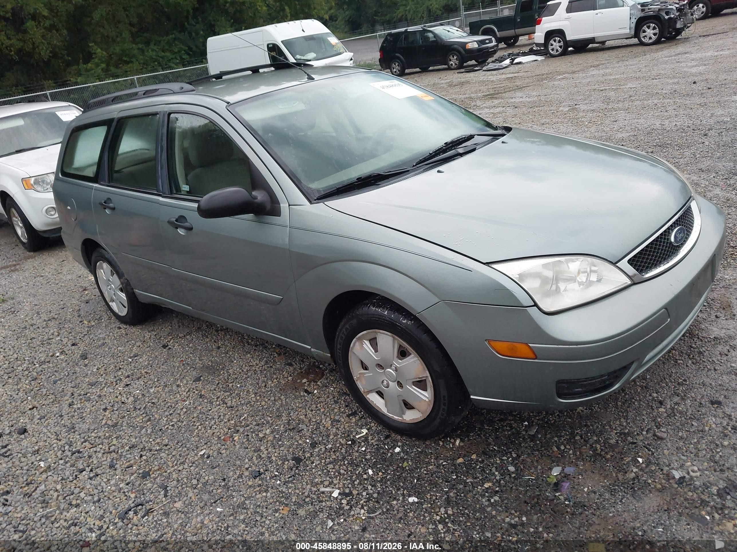 2006 Ford Focus Zxw Teal vin: 1FAFP36NX6W102217