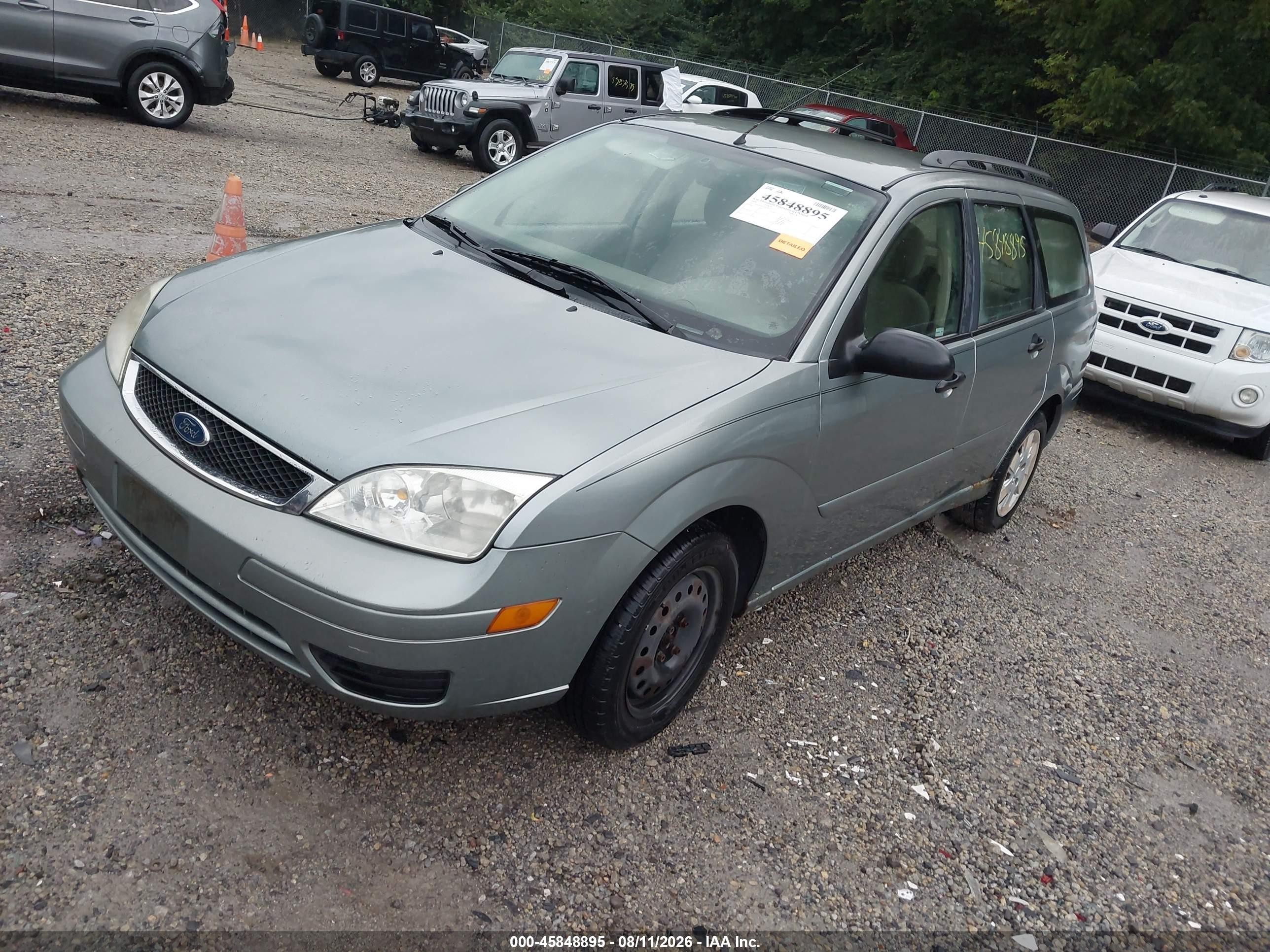 2006 Ford Focus Zxw Teal vin: 1FAFP36NX6W102217