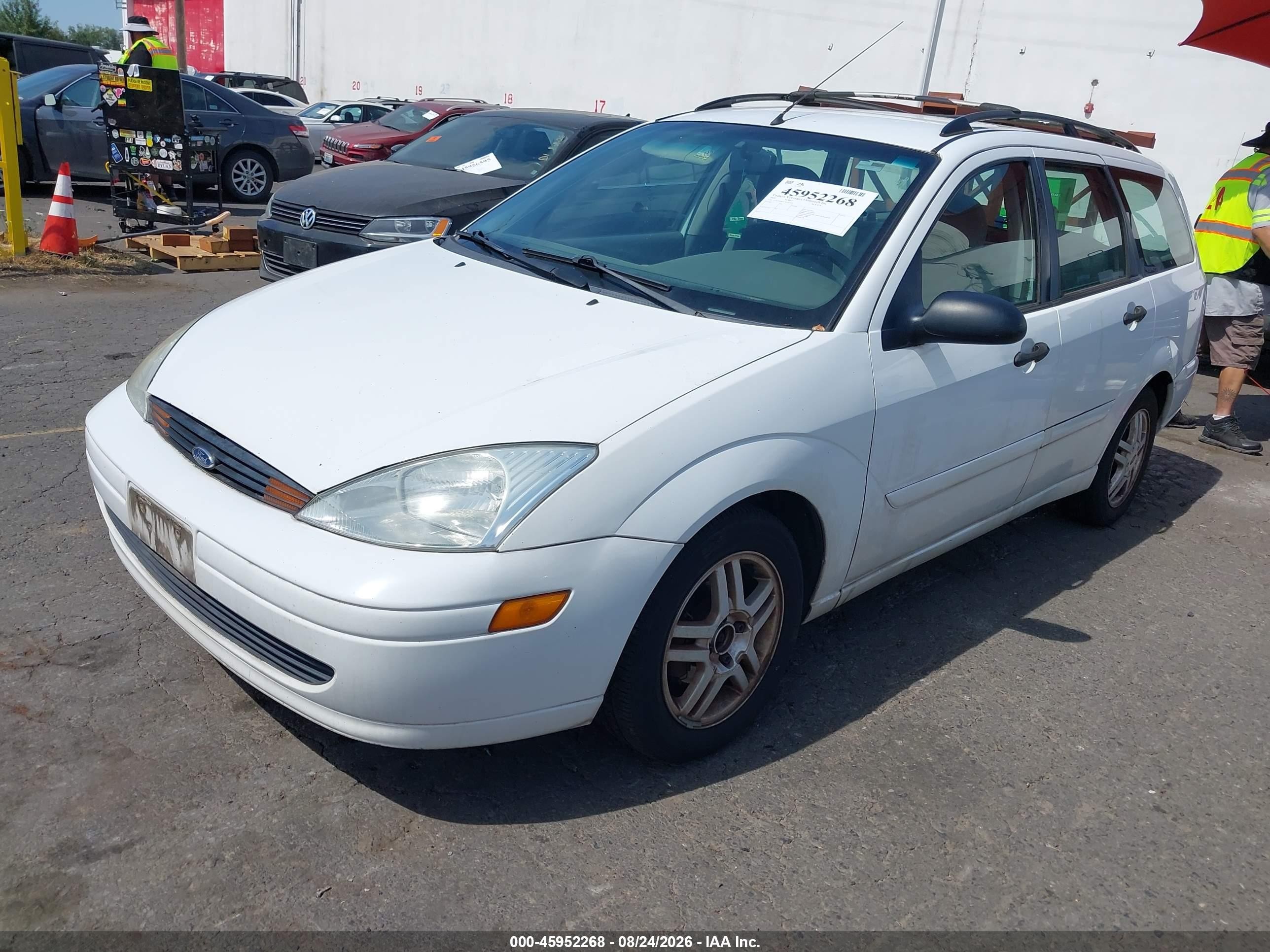 2000 Ford Focus Se White vin: 1FAFP36P0YW206249