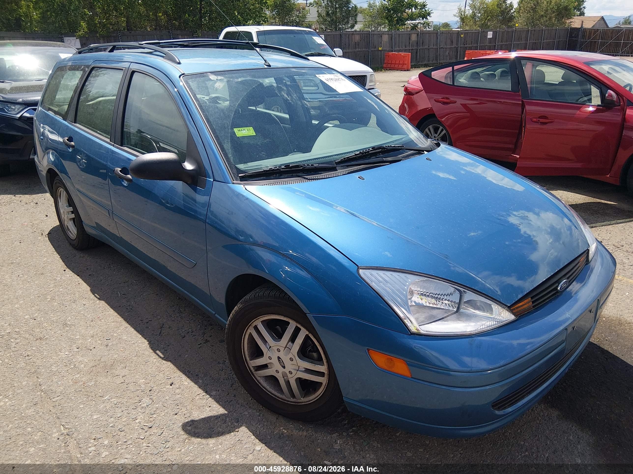 2000 Ford Focus Se/se Comfort Blue vin: 1FAFP36P8YW403377