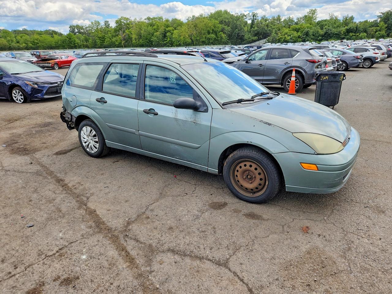 2004 Ford Focus Se Green vin: 1FAFP36Z04W197211