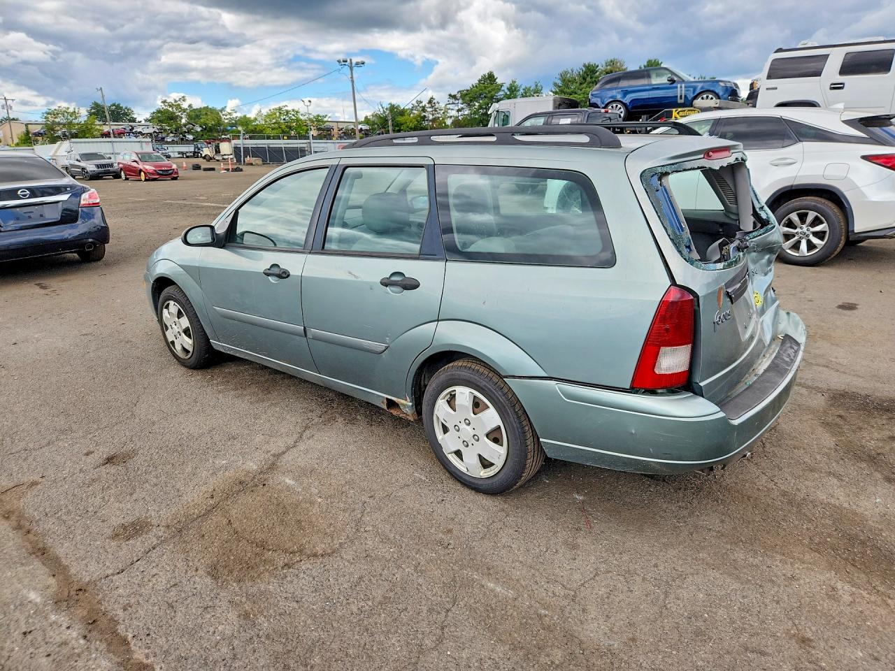 2004 Ford Focus Se Green vin: 1FAFP36Z04W197211