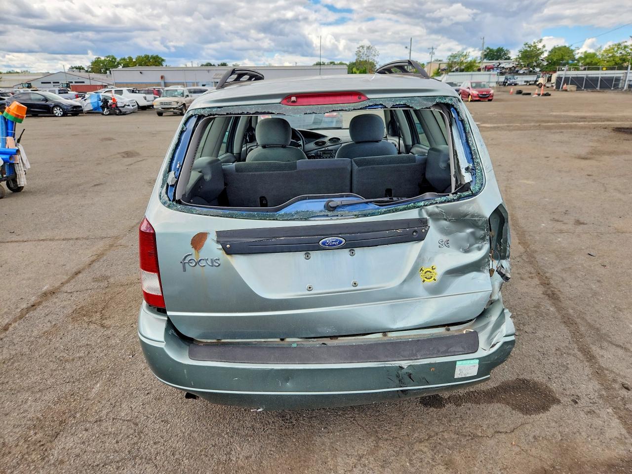 2004 Ford Focus Se Green vin: 1FAFP36Z04W197211