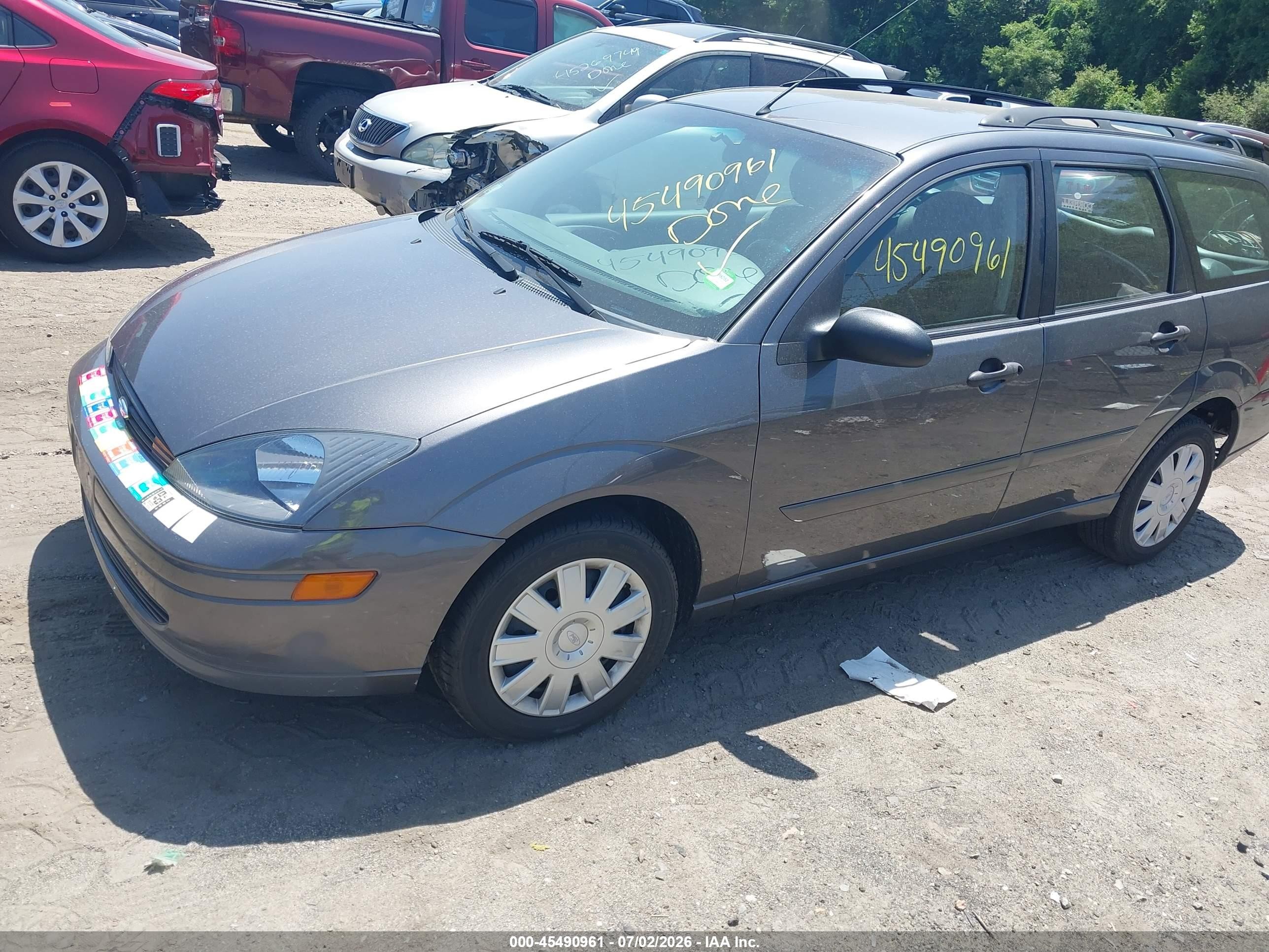 2004 Ford Focus Se Gray vin: 1FAFP36Z84W153232