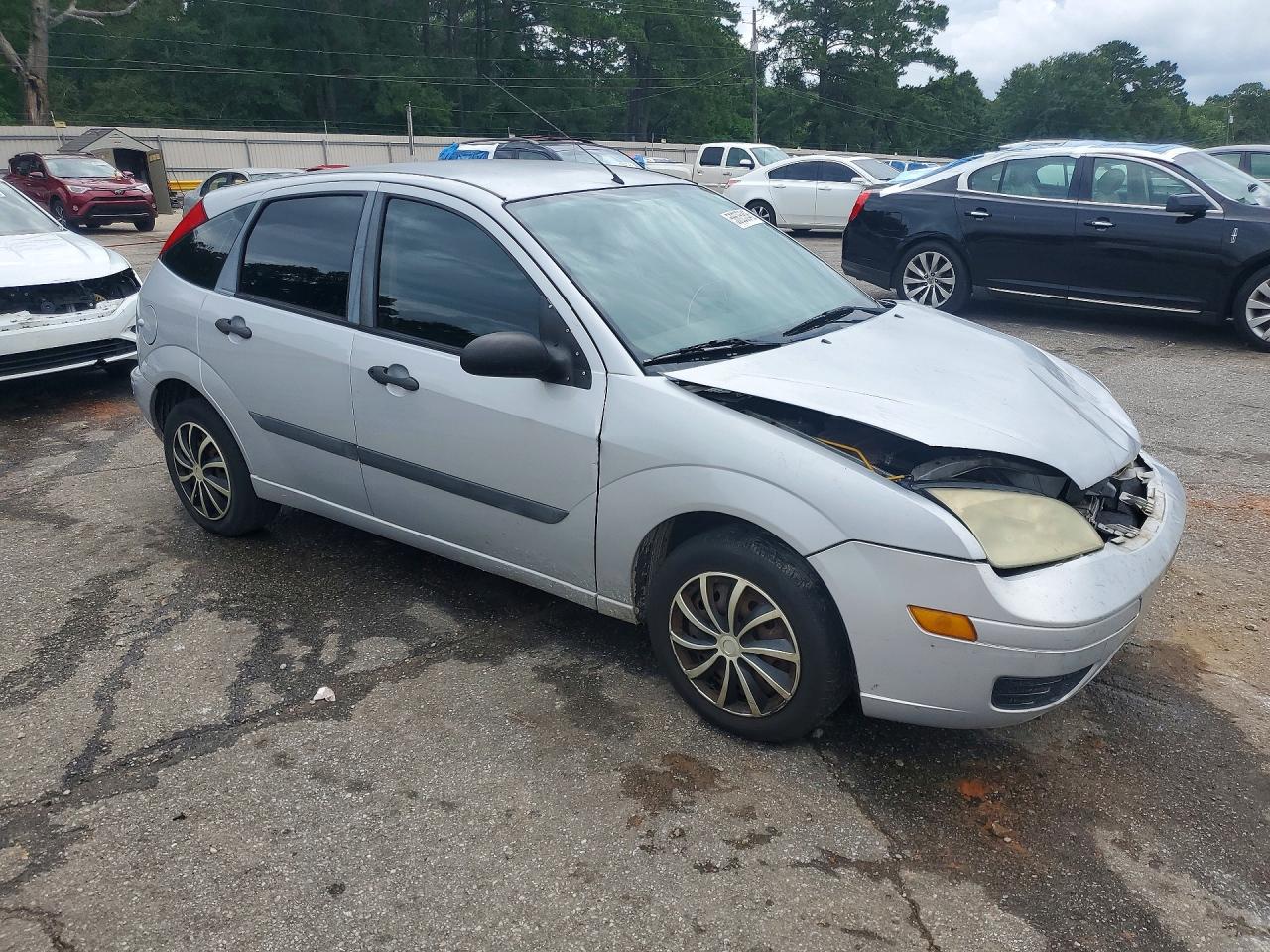 2007 Ford Focus Zx5 Silver vin: 1FAFP37N17W324077
