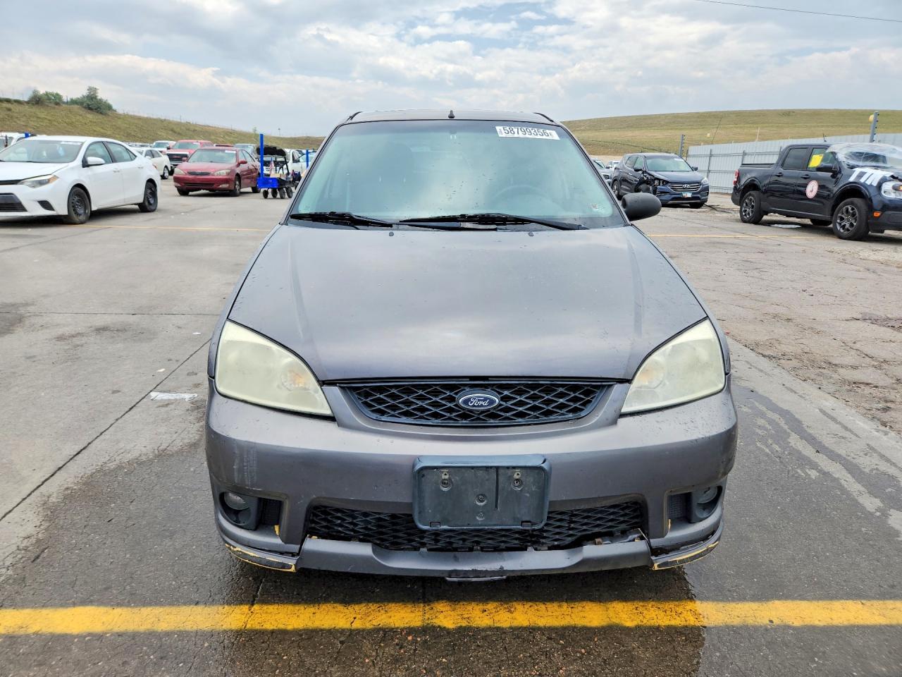 2007 Ford Focus Zx5 Gray vin: 1FAFP37N37W199597