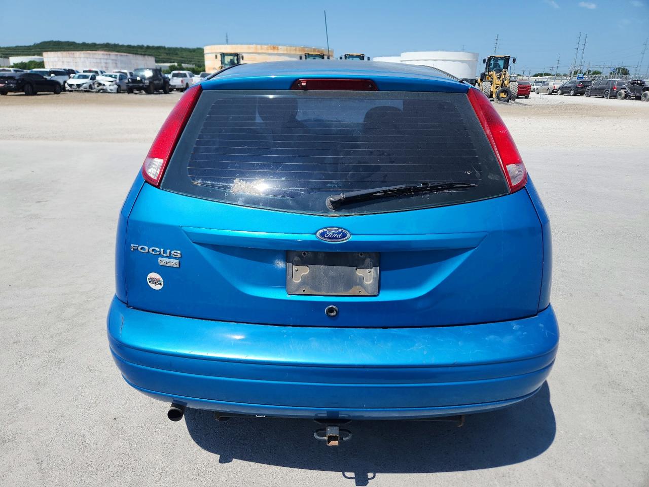 2007 Ford Focus Zx5 Blue vin: 1FAFP37N47W307113