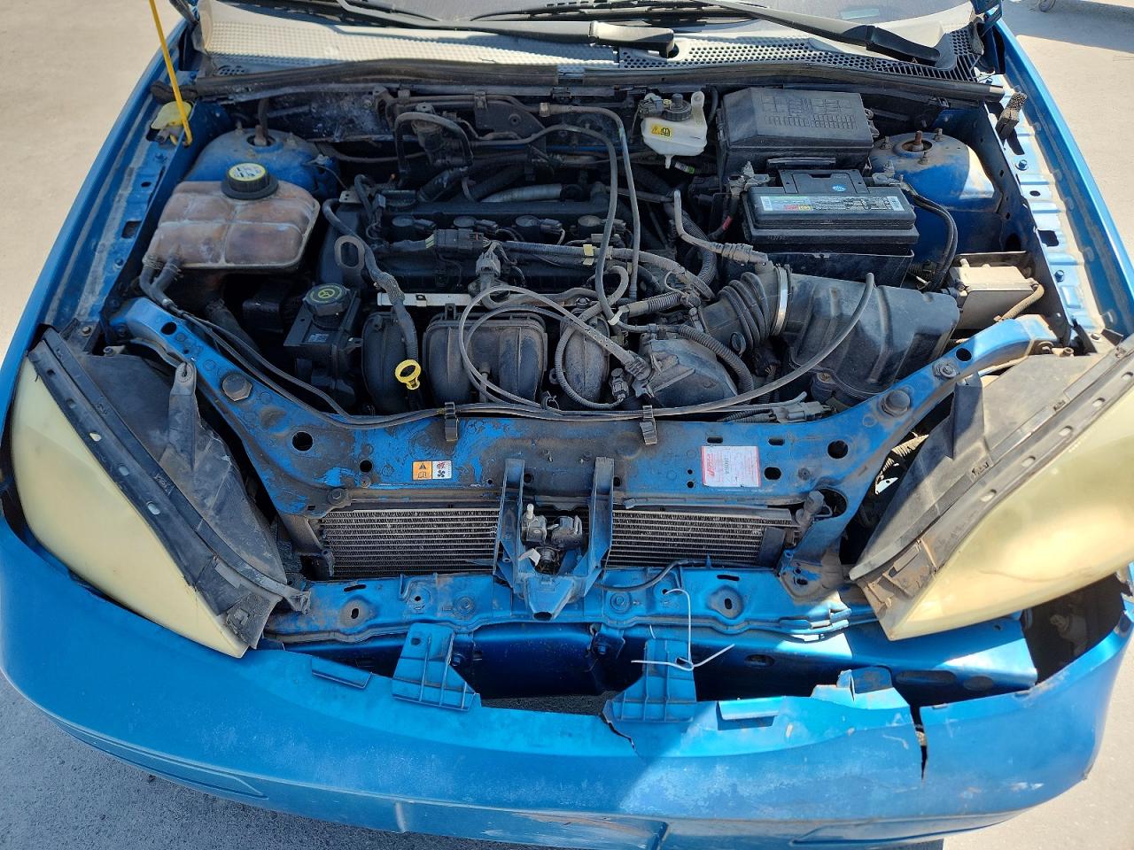 2007 Ford Focus Zx5 Blue vin: 1FAFP37N47W307113