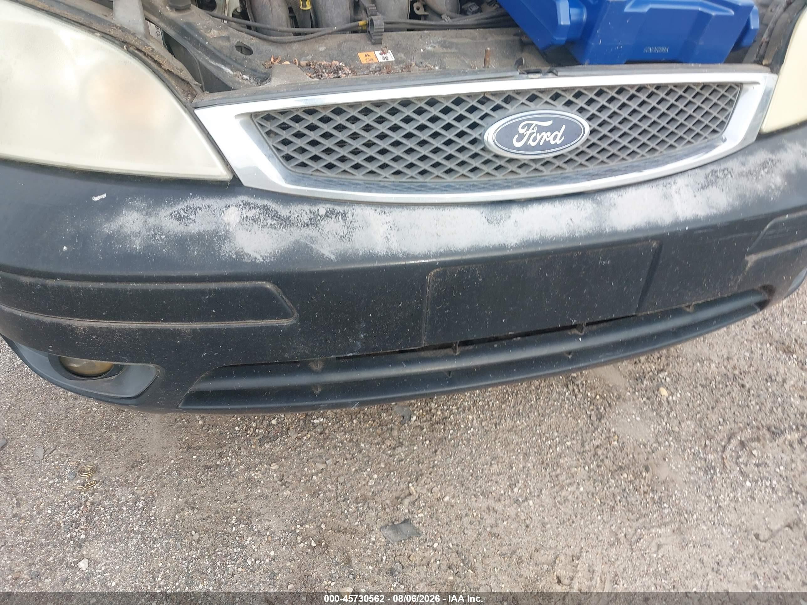 2006 Ford Focus Zx5 Black vin: 1FAFP37N86W141869