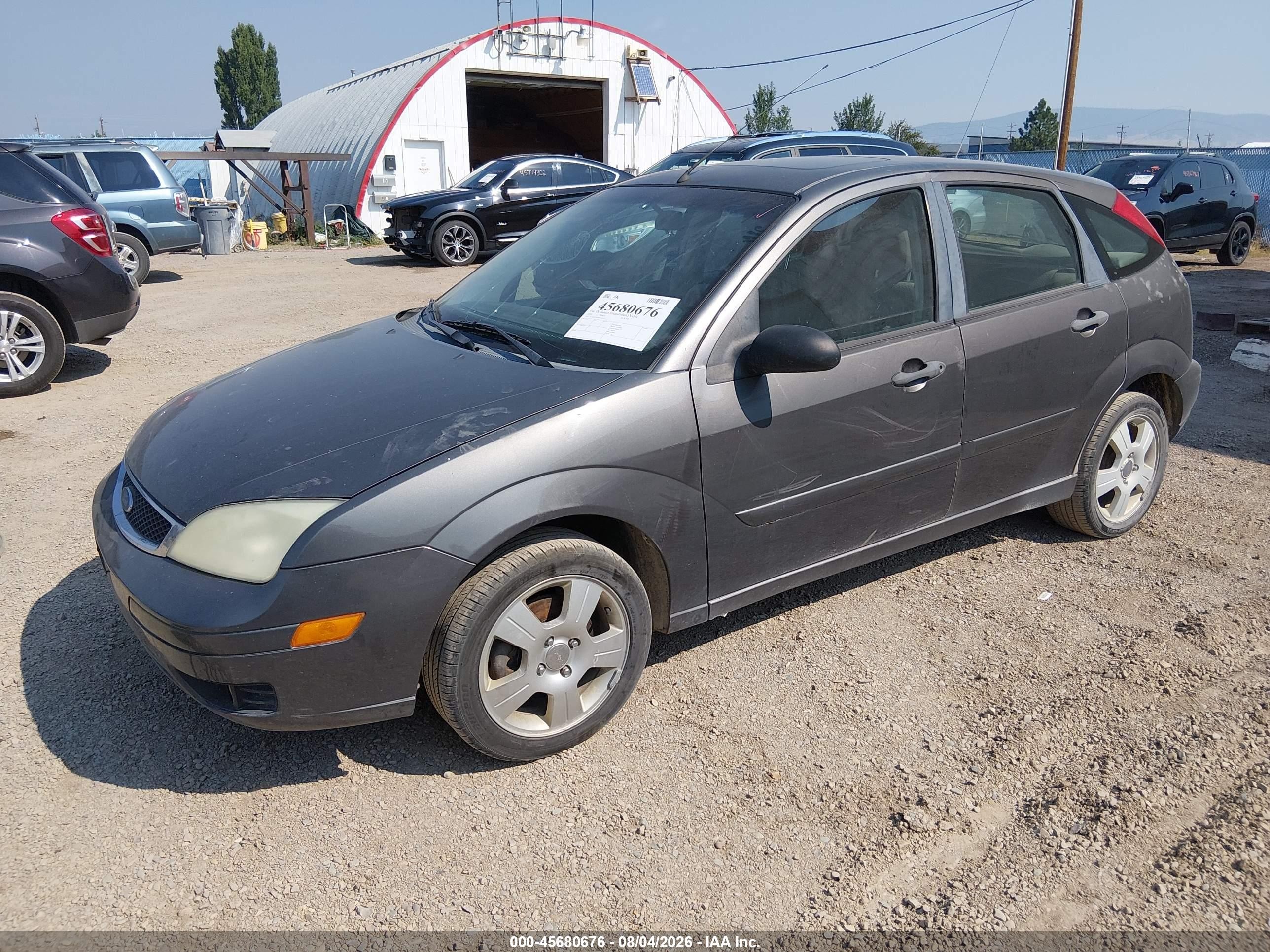 2006 Ford Focus Zx5 Gray vin: 1FAFP37NX6W192225