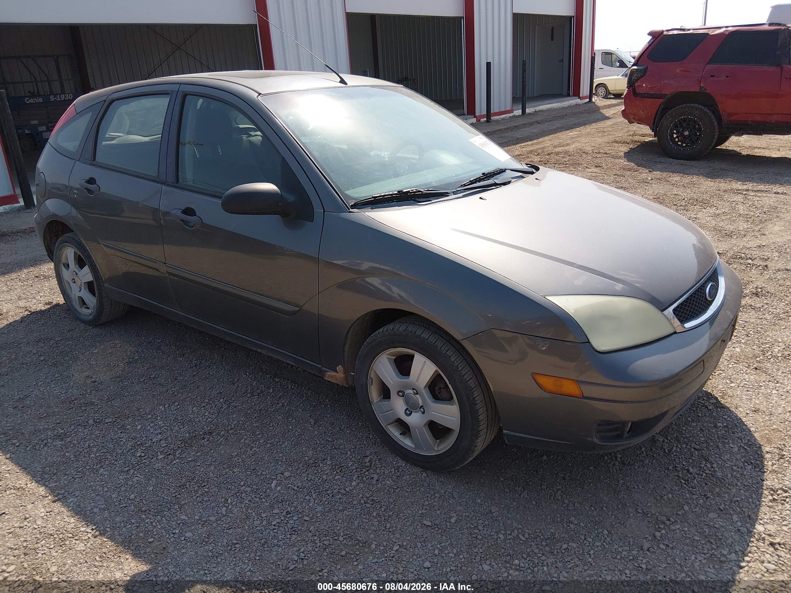2006 Ford Focus Zx5 Gray vin: 1FAFP37NX6W192225