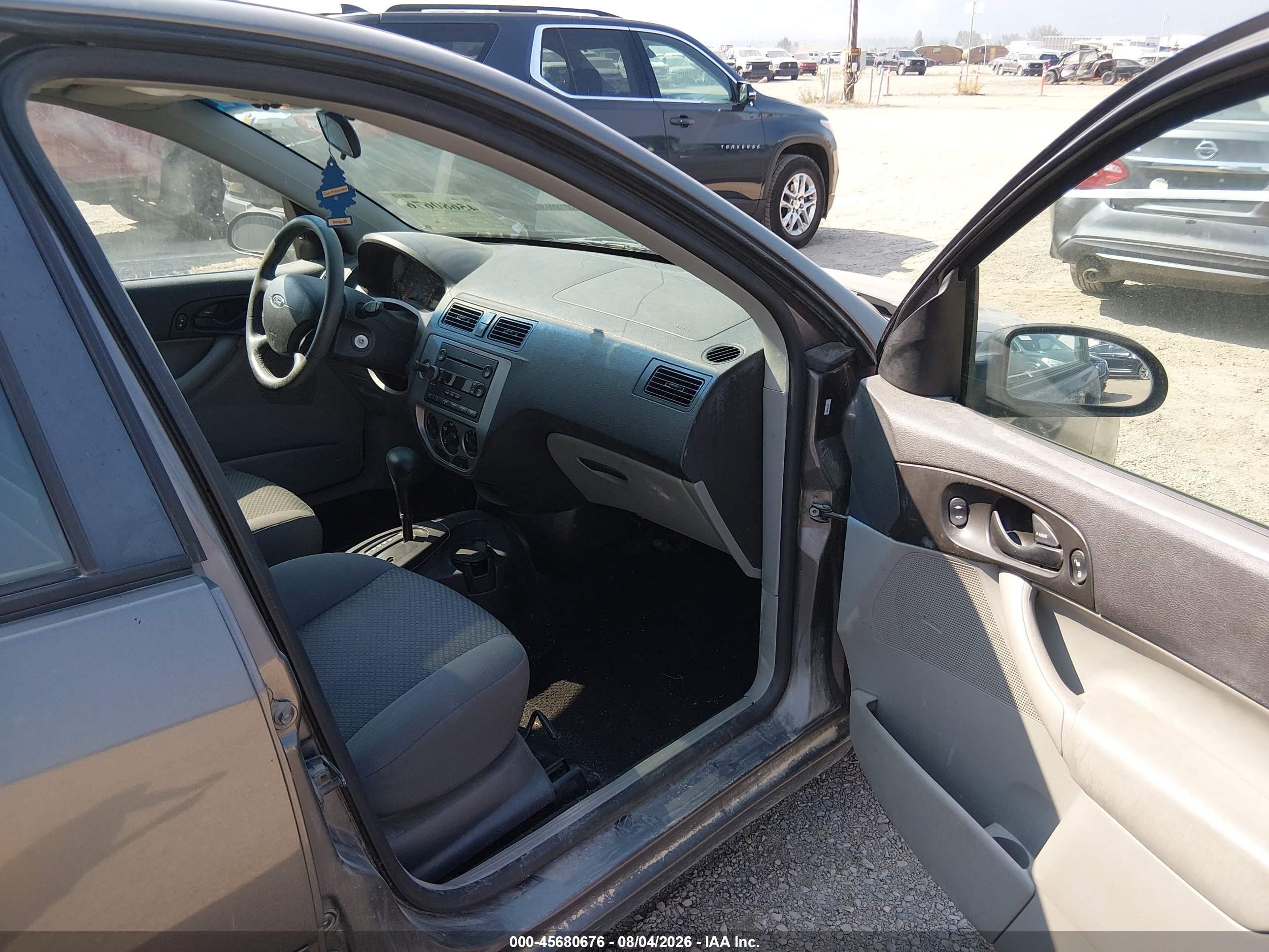 2006 Ford Focus Zx5 Gray vin: 1FAFP37NX6W192225