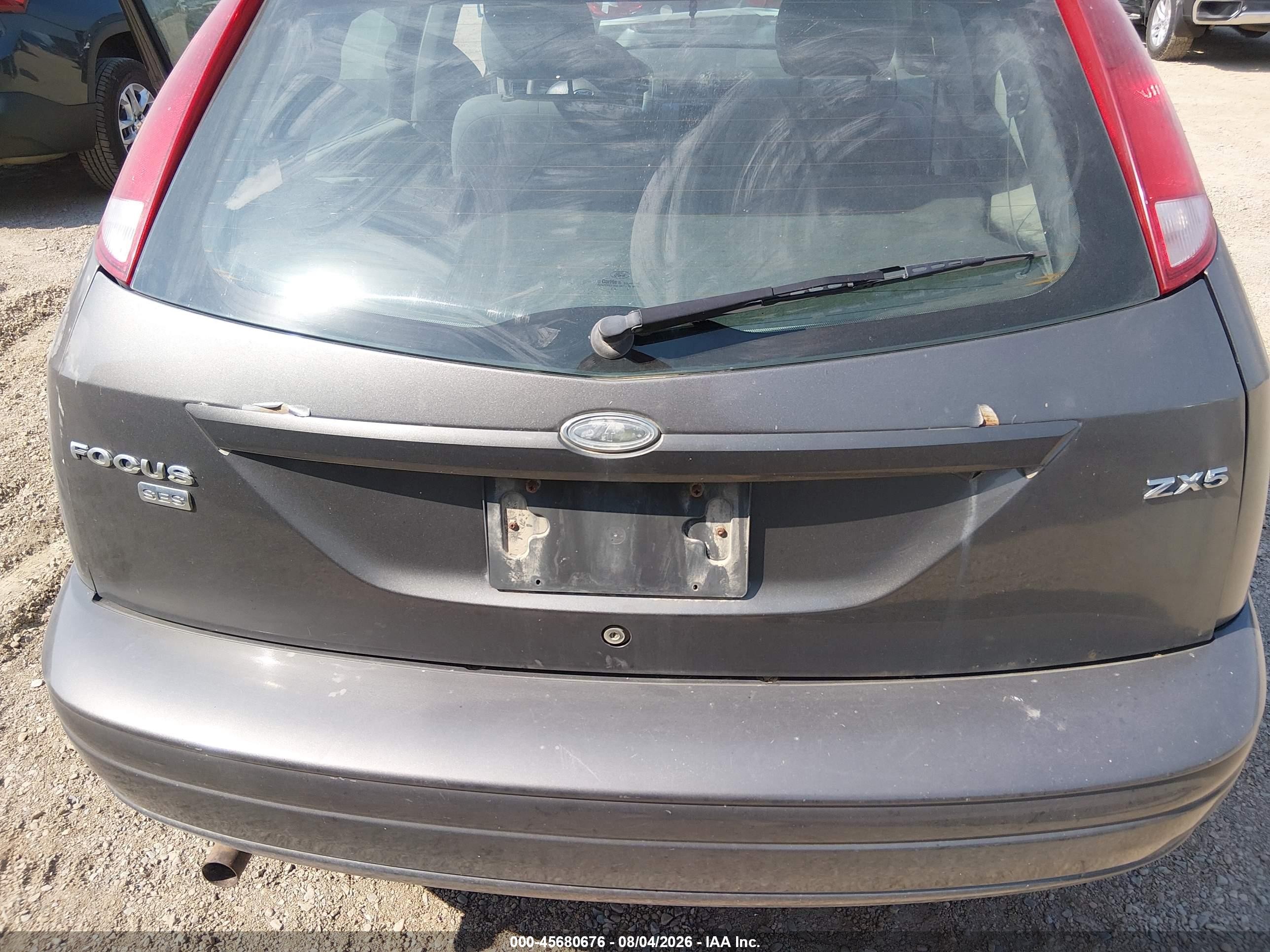 2006 Ford Focus Zx5 Gray vin: 1FAFP37NX6W192225