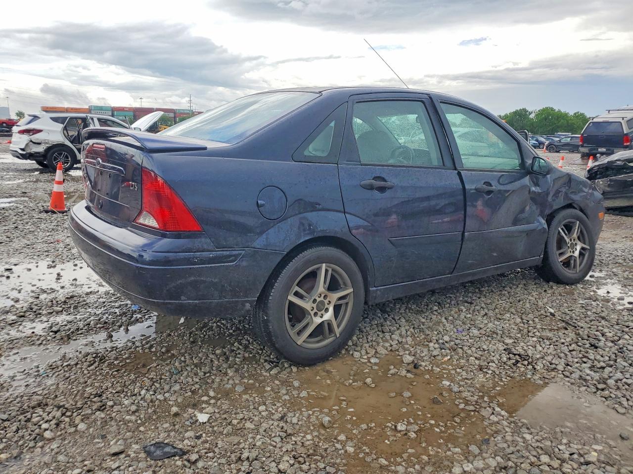 2003 Ford Focus Zts Синий vin: 1FAFP38303W137324