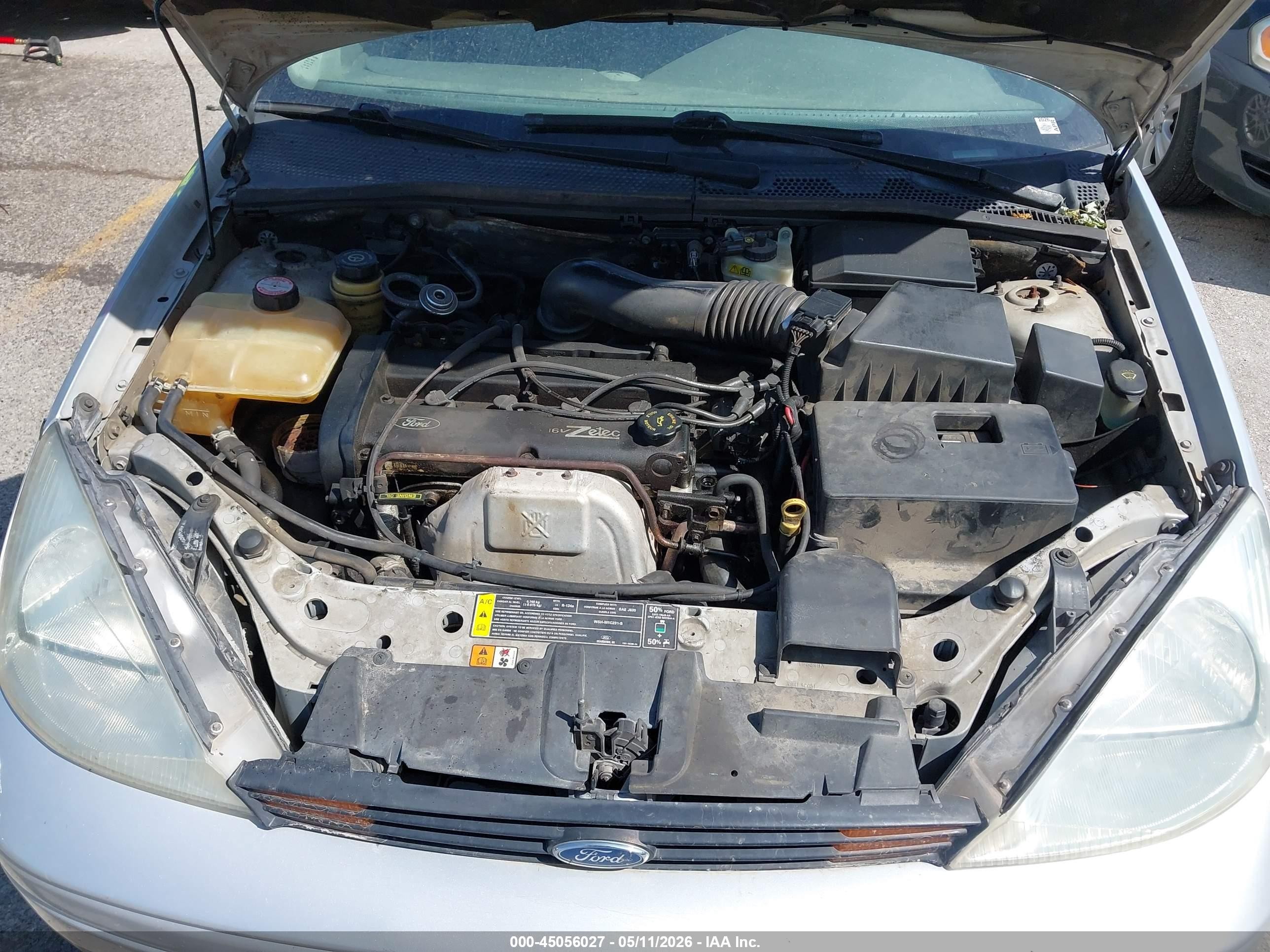2000 Ford Focus Zts Silver vin: 1FAFP3830YW427957