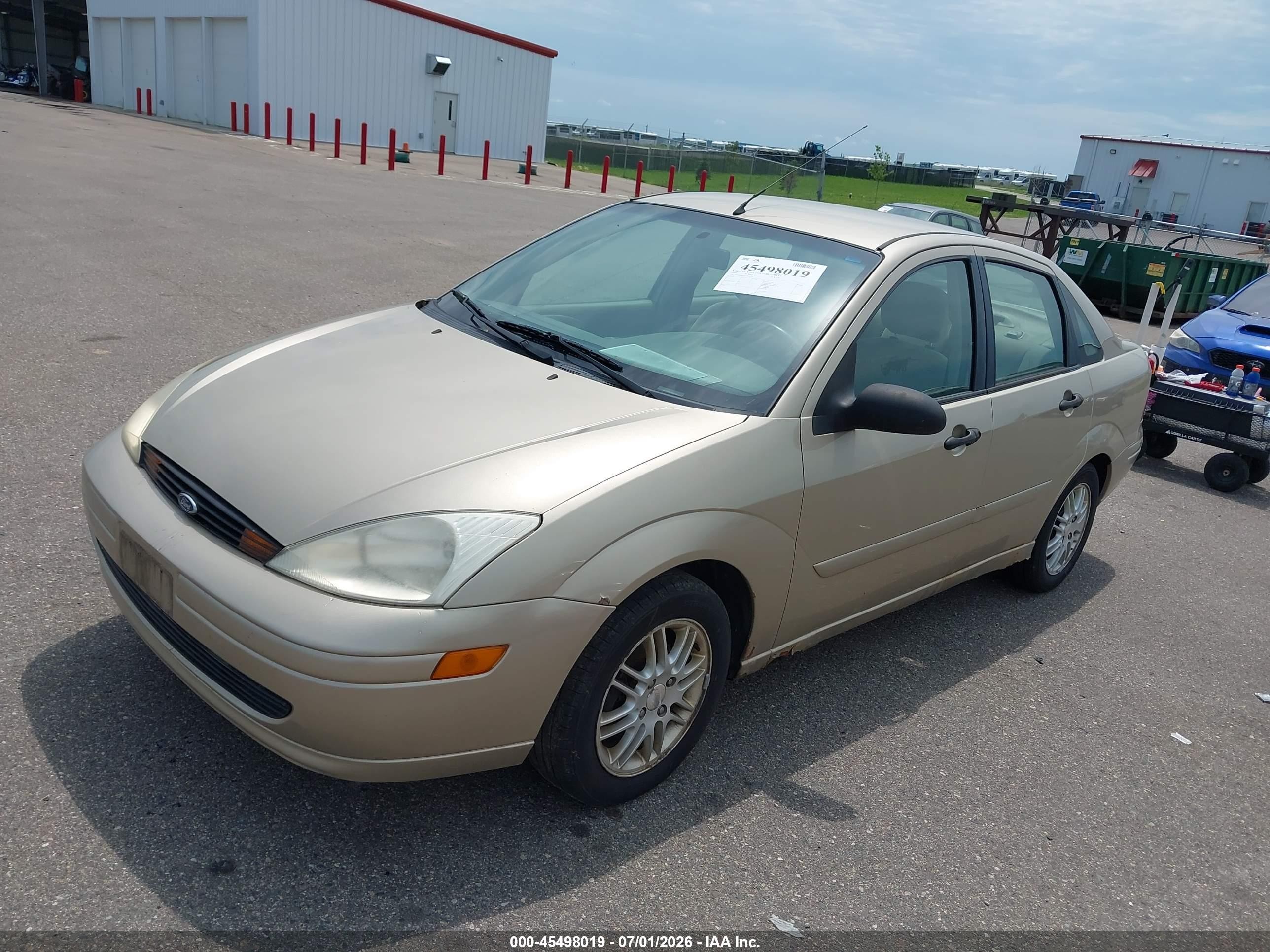 2000 Ford Focus Zts Gold vin: 1FAFP3831YW114139