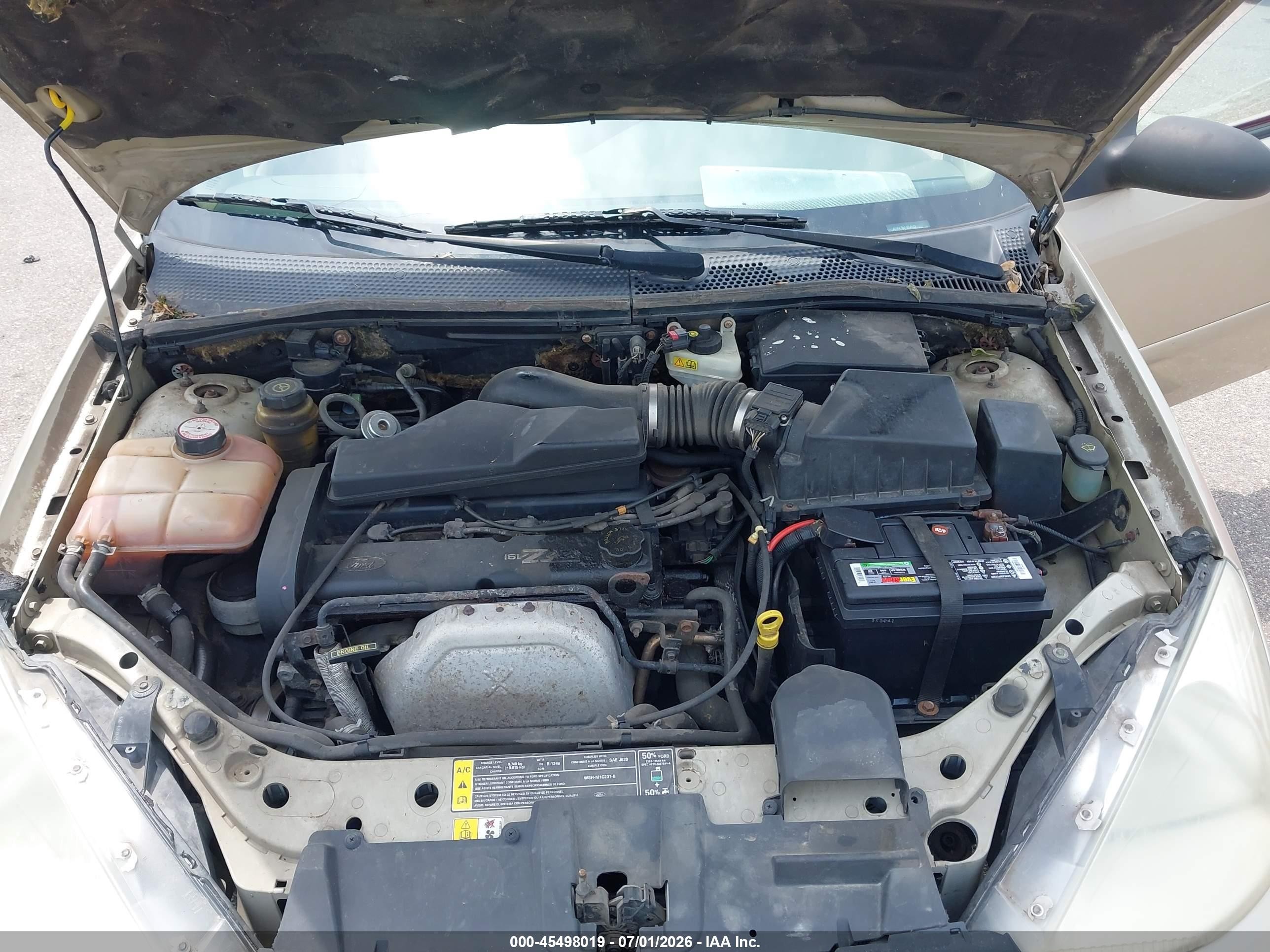 2000 Ford Focus Zts Gold vin: 1FAFP3831YW114139