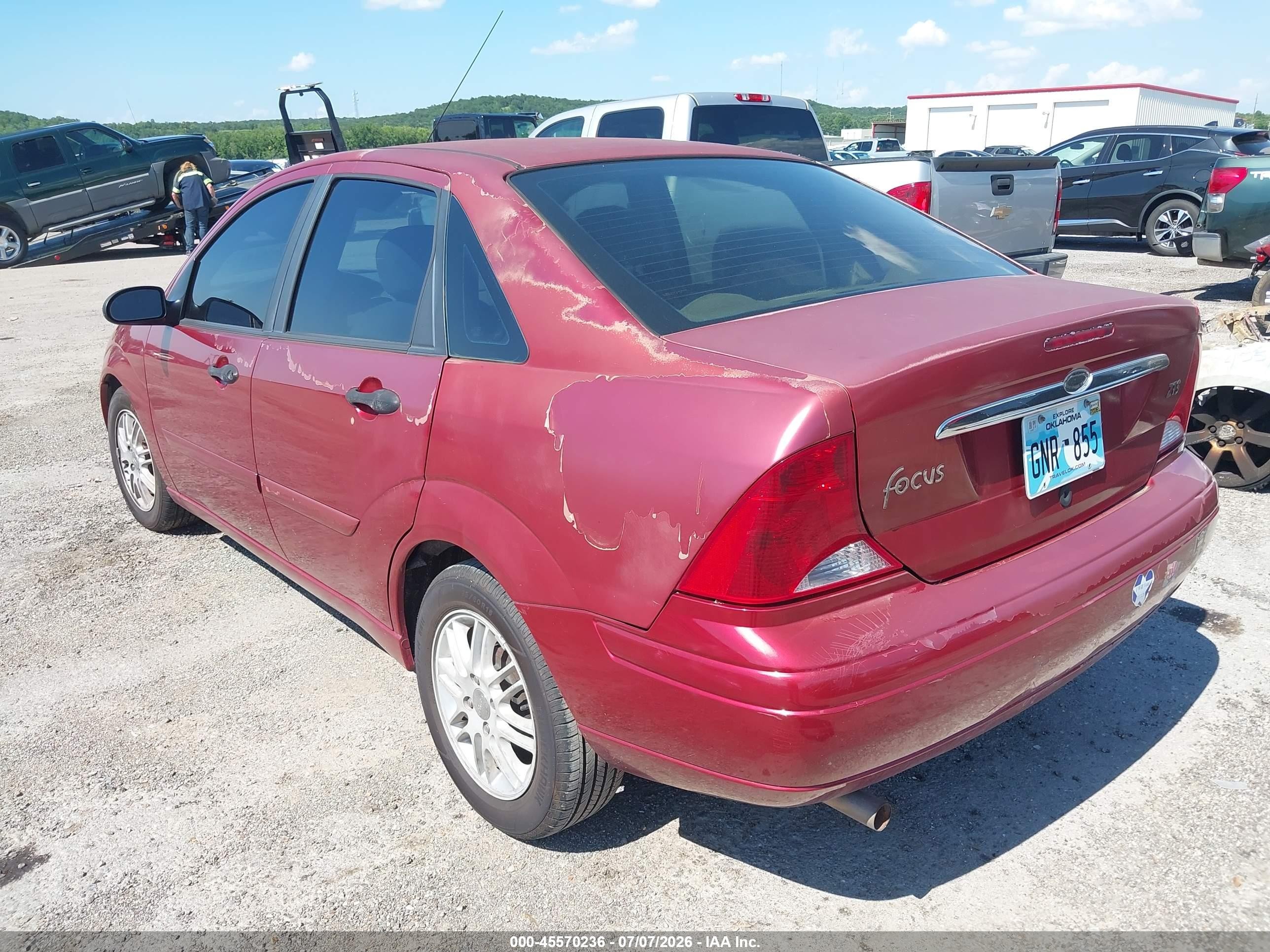 2000 Ford Focus Zts Maroon vin: 1FAFP3831YW266180