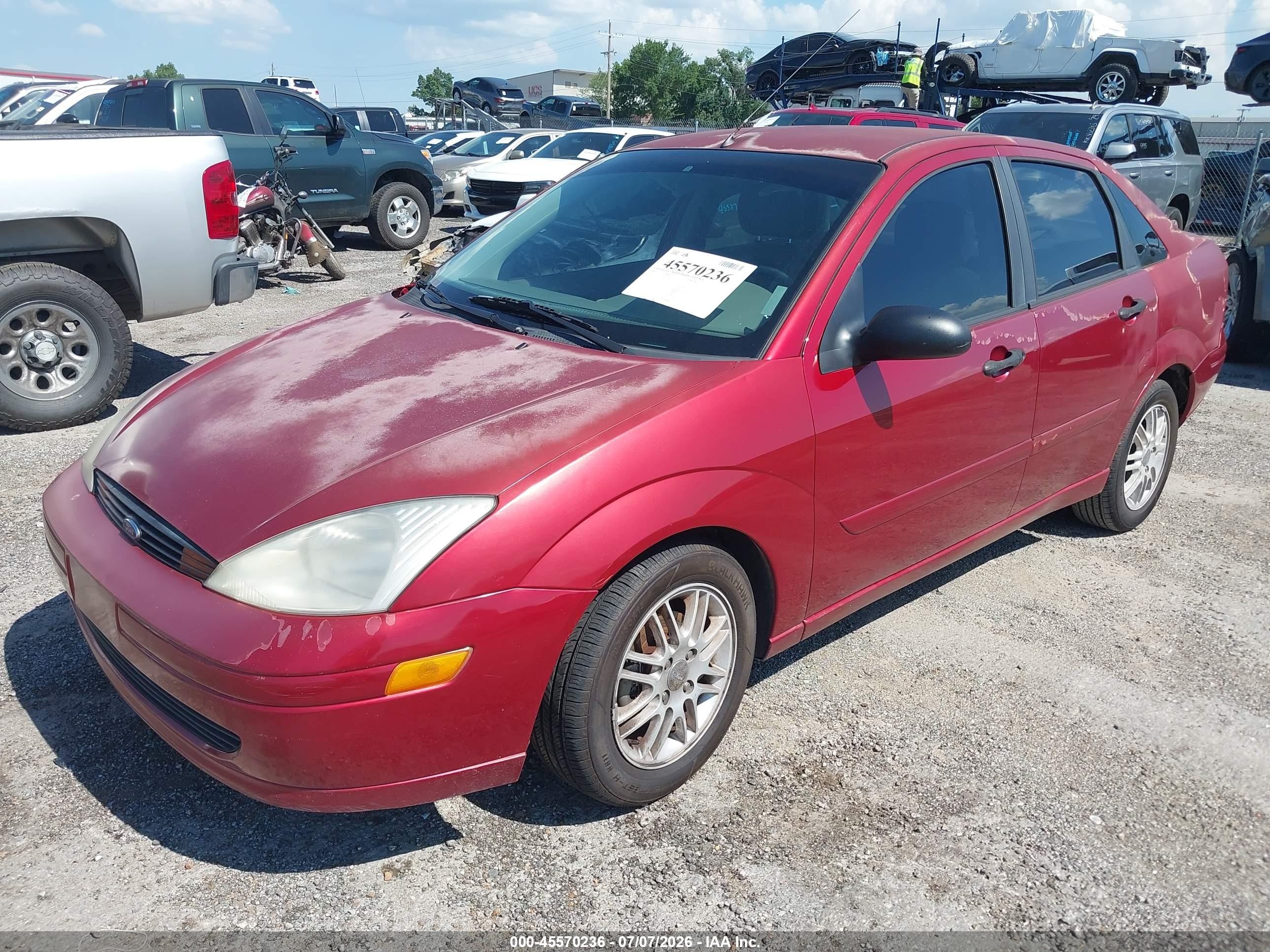 2000 Ford Focus Zts Maroon vin: 1FAFP3831YW266180