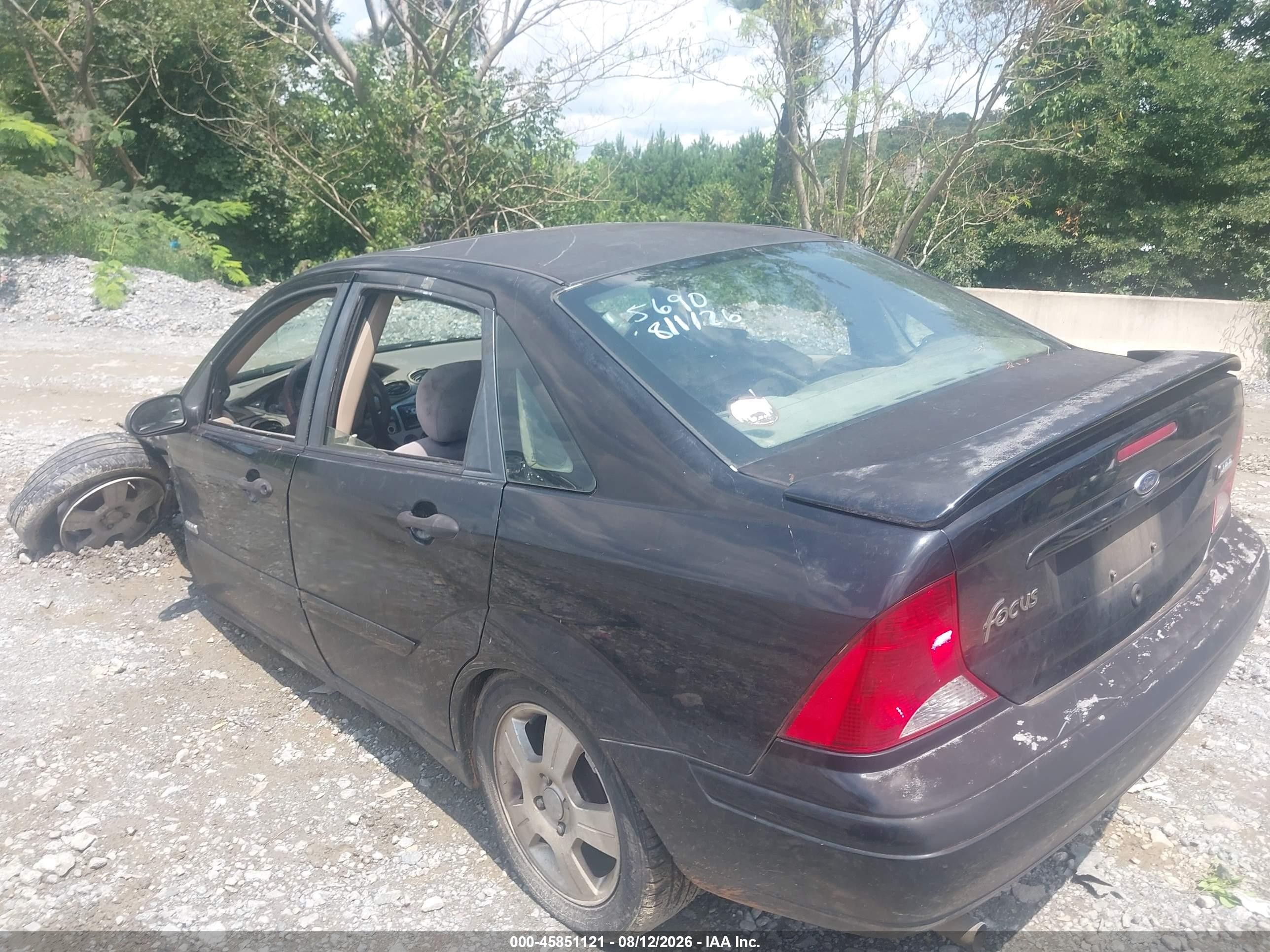 2003 Ford Focus Zts Black vin: 1FAFP38323W241507