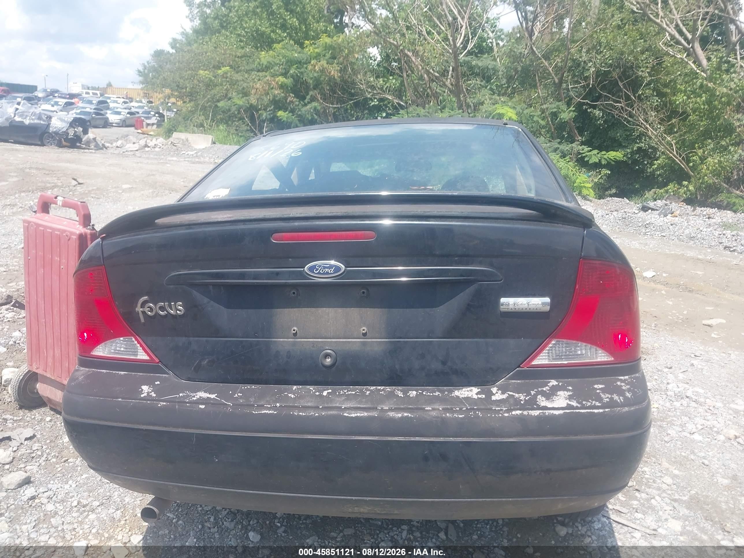 2003 Ford Focus Zts Black vin: 1FAFP38323W241507