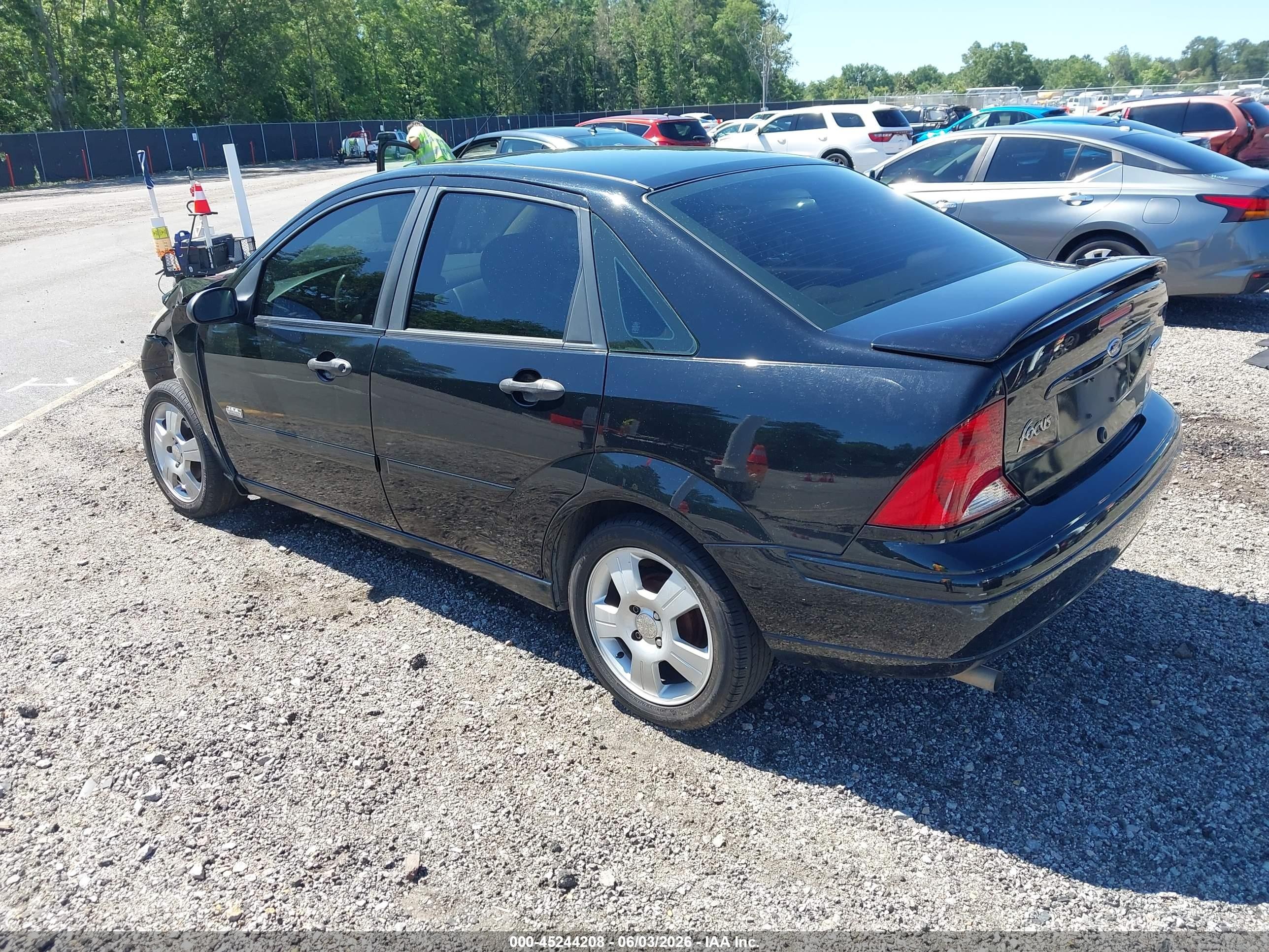2003 Ford Focus Zts Black vin: 1FAFP38323W250143