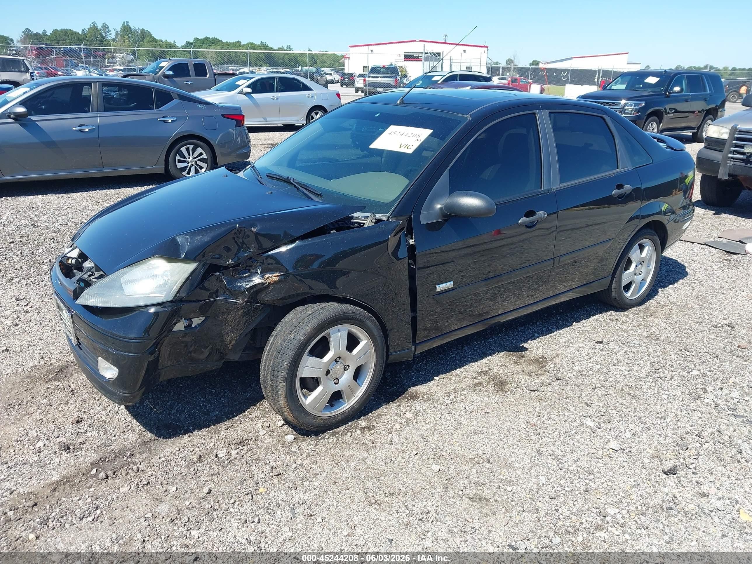 2003 Ford Focus Zts Black vin: 1FAFP38323W250143