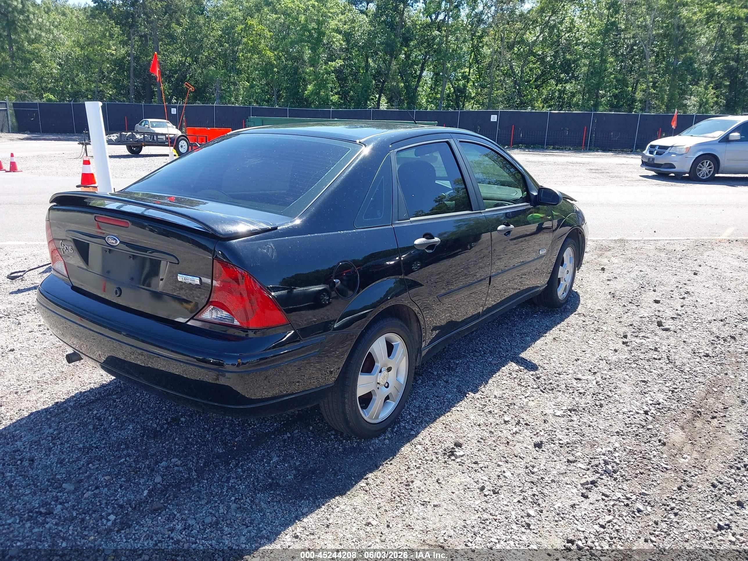 2003 Ford Focus Zts Black vin: 1FAFP38323W250143