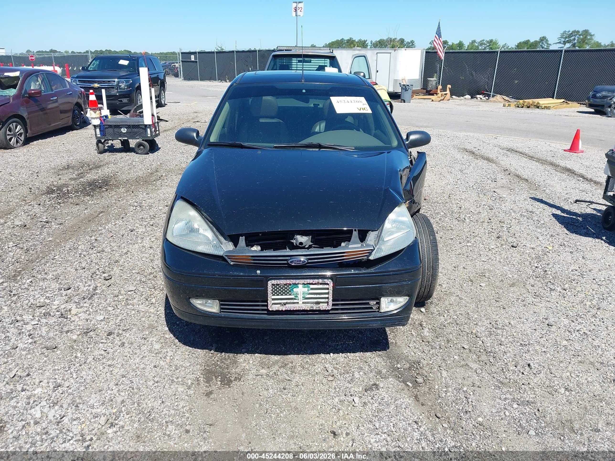 2003 Ford Focus Zts Black vin: 1FAFP38323W250143