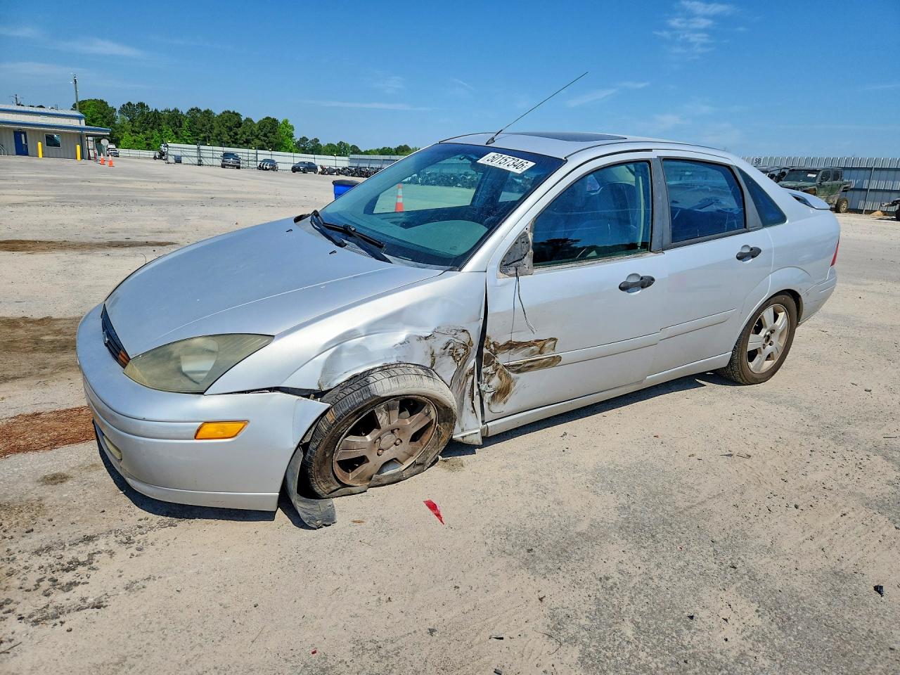 2003 Ford Focus Zts Silver vin: 1FAFP38333W232167