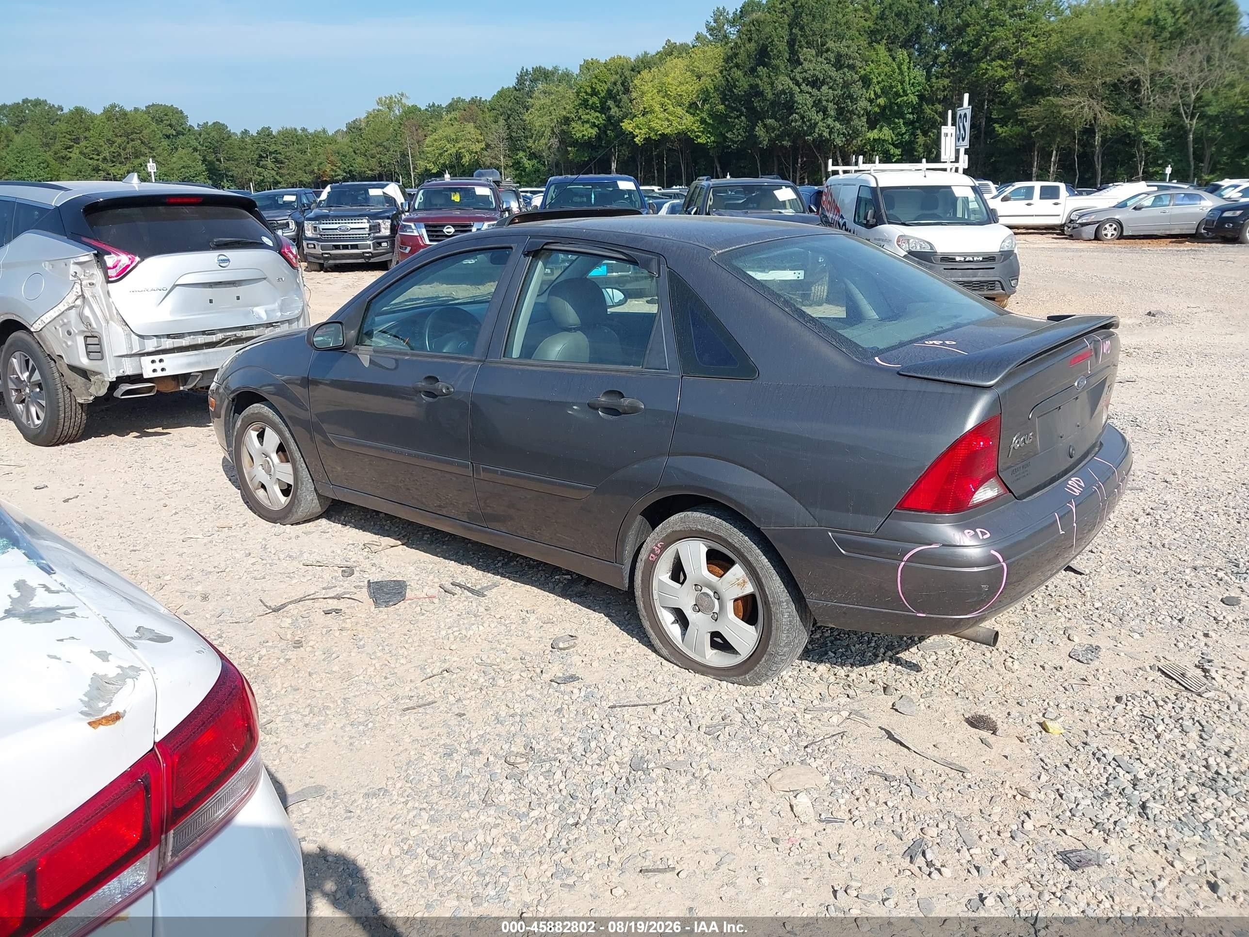 2003 Ford Focus Zts Gray vin: 1FAFP38333W237269