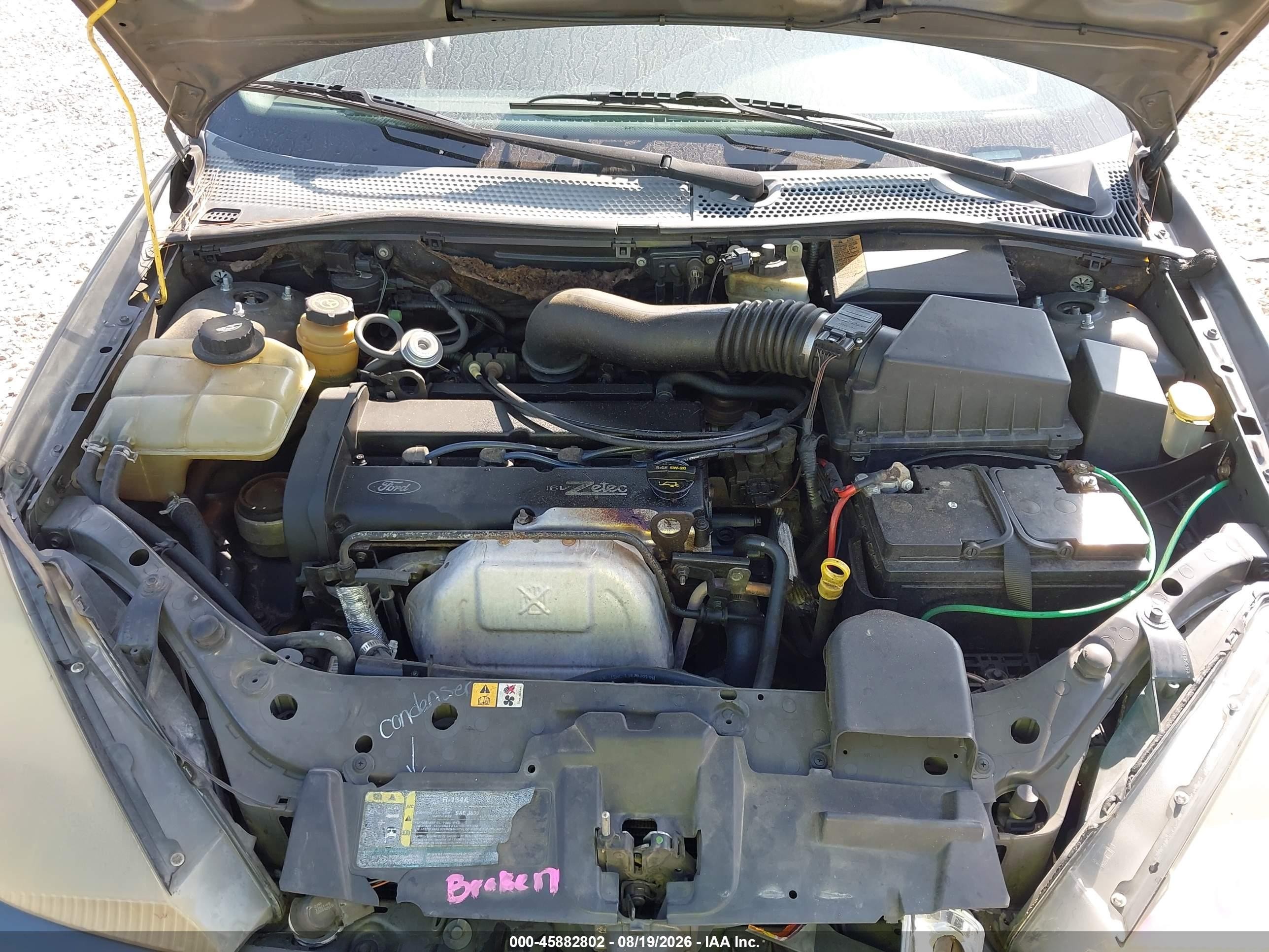2003 Ford Focus Zts Gray vin: 1FAFP38333W237269