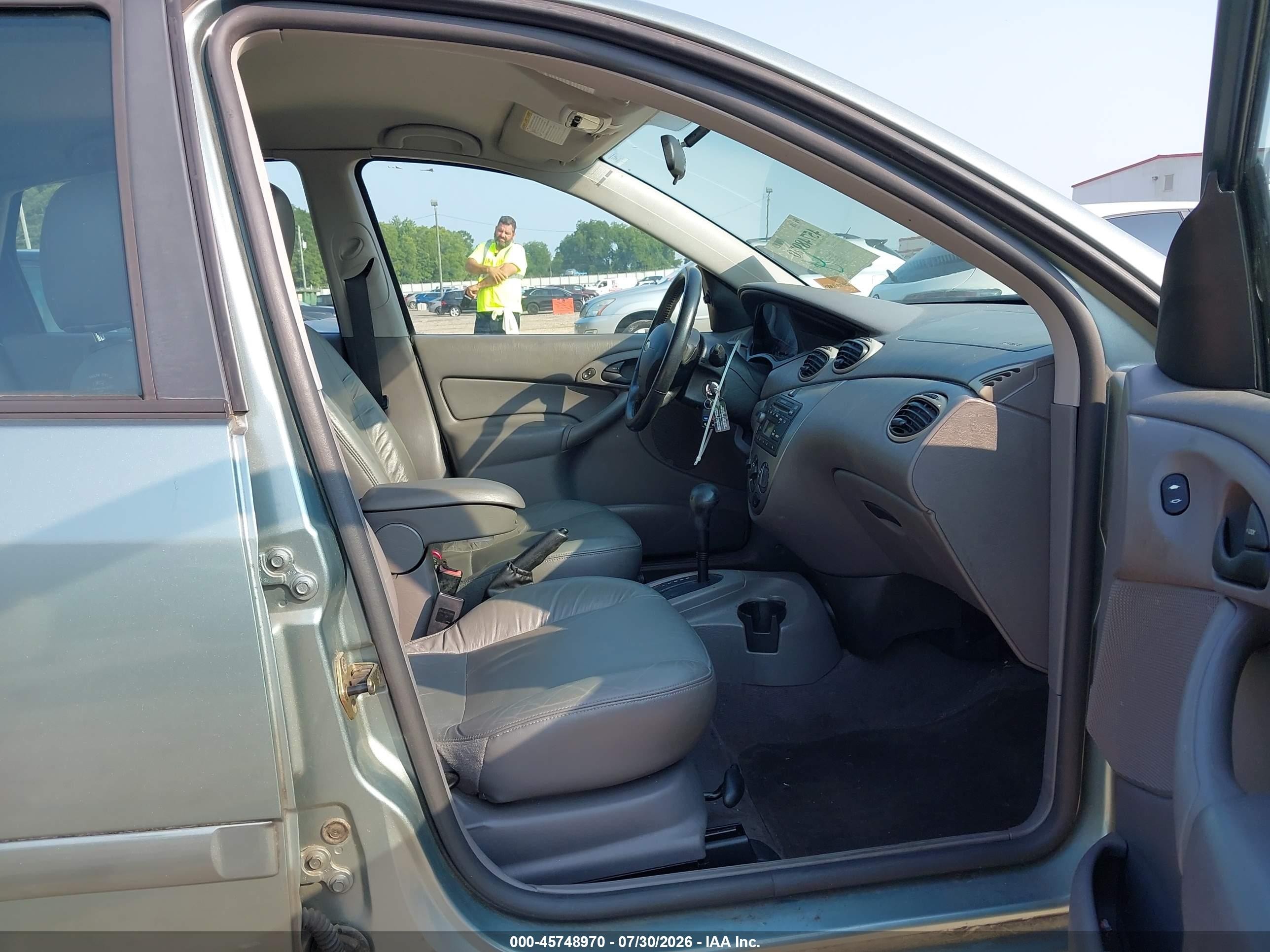 2003 Ford Focus Zts Light Blue vin: 1FAFP38343W223901