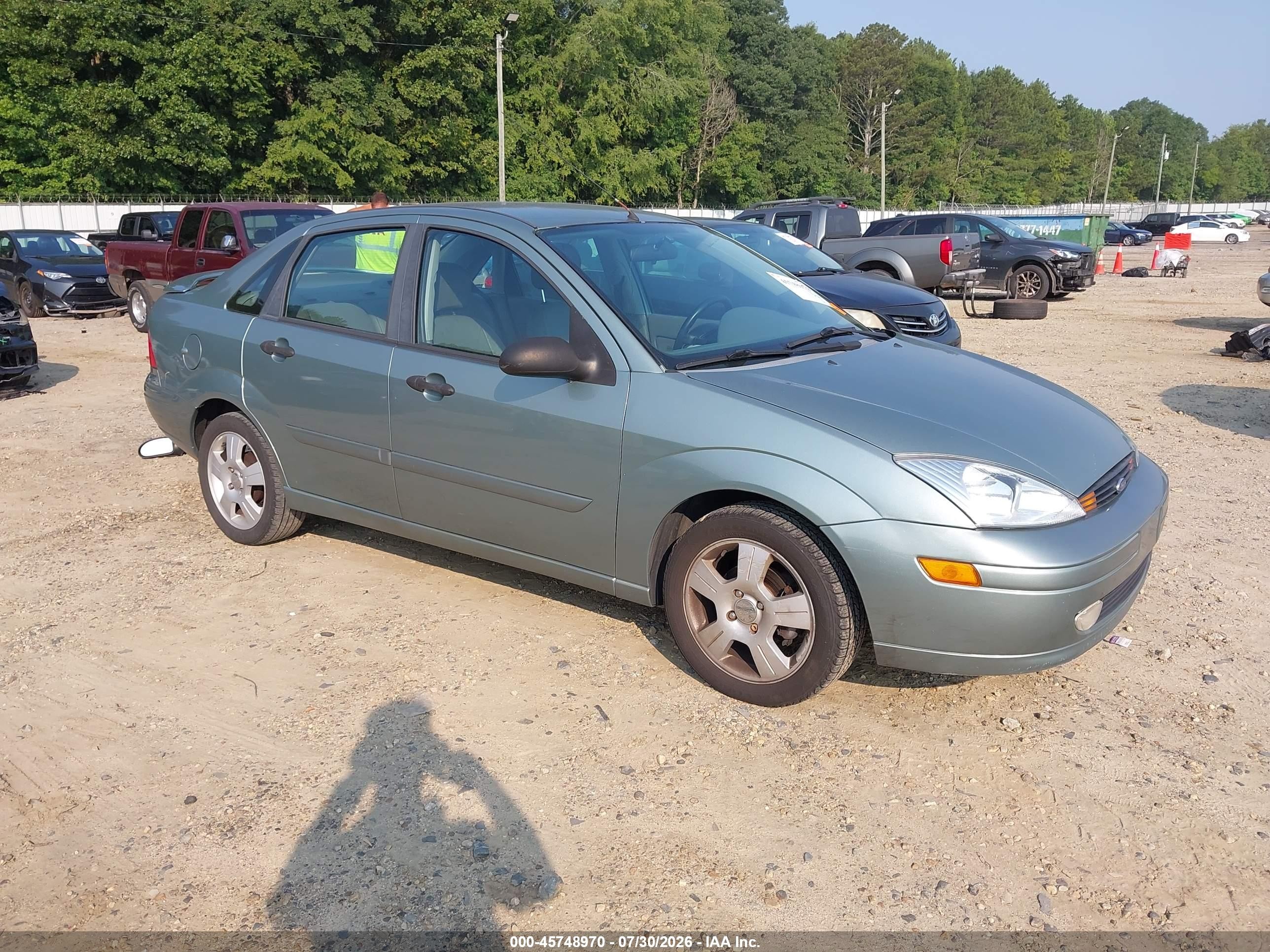 2003 Ford Focus Zts Light Blue vin: 1FAFP38343W223901