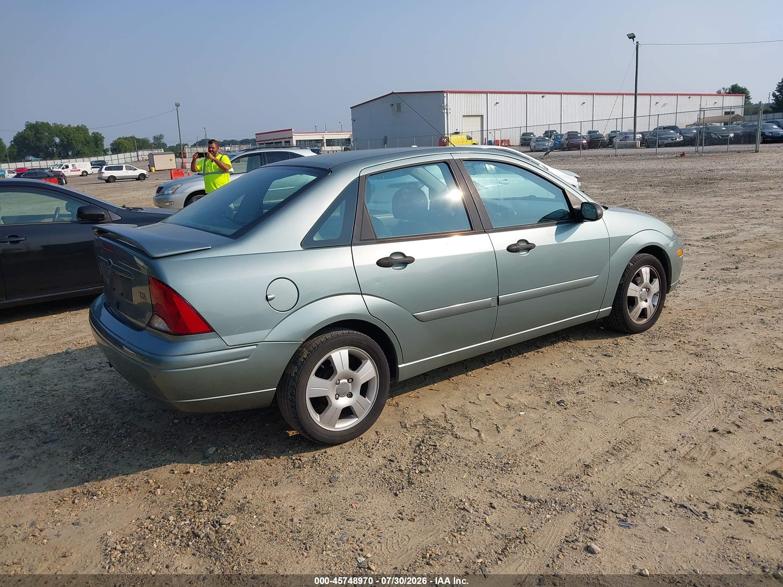 2003 Ford Focus Zts Light Blue vin: 1FAFP38343W223901
