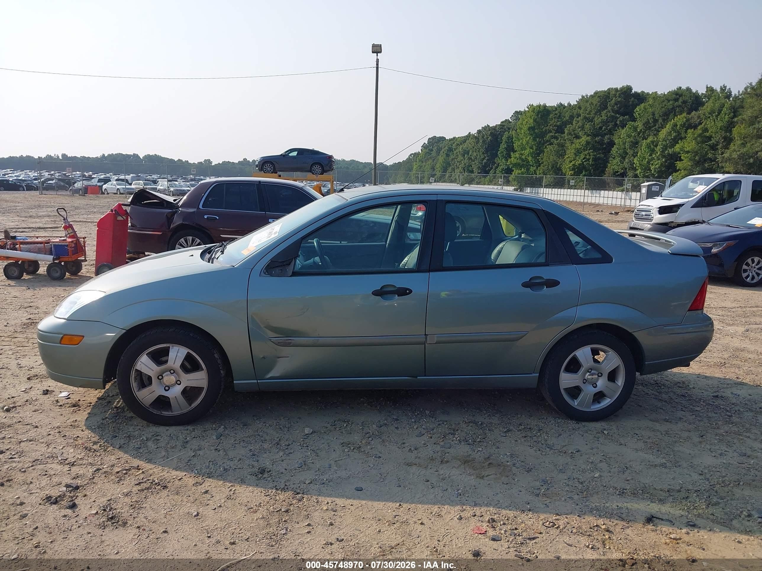 2003 Ford Focus Zts Light Blue vin: 1FAFP38343W223901