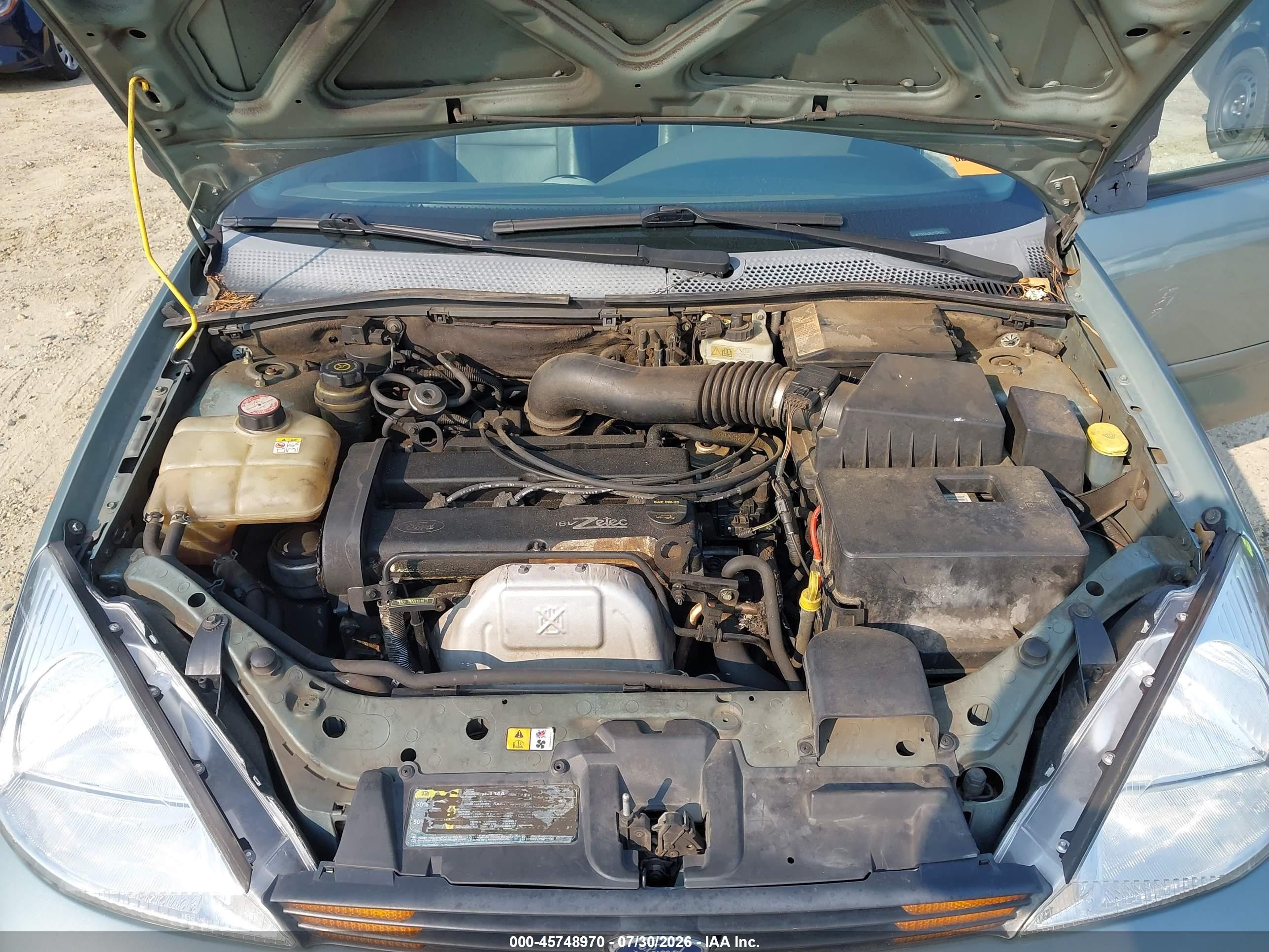 2003 Ford Focus Zts Light Blue vin: 1FAFP38343W223901