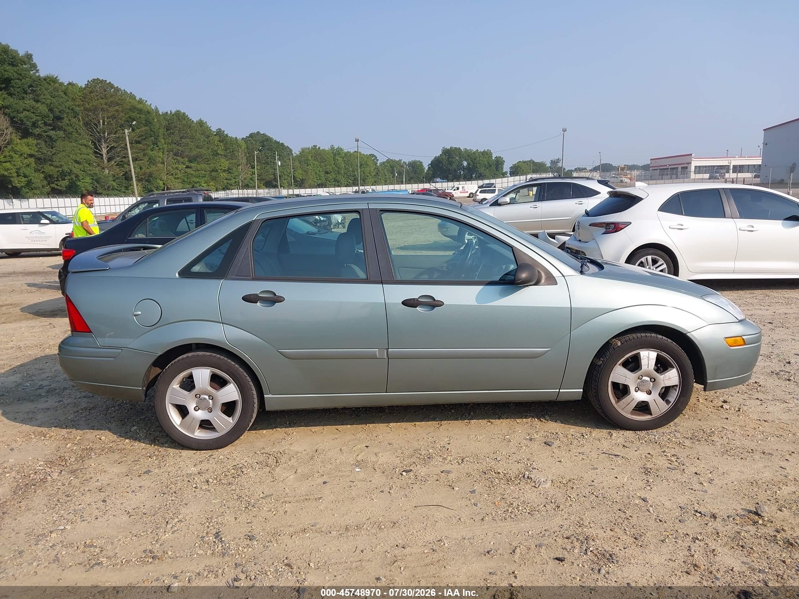 2003 Ford Focus Zts Light Blue vin: 1FAFP38343W223901